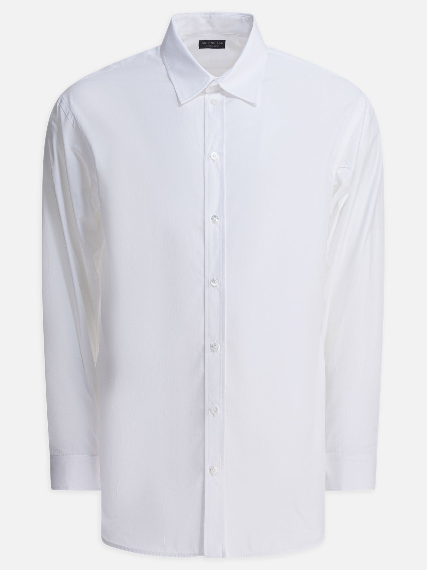Formal shirts Solid colour  White - Balenciaga Men | PDP | Replica Handbags  | thumbnail