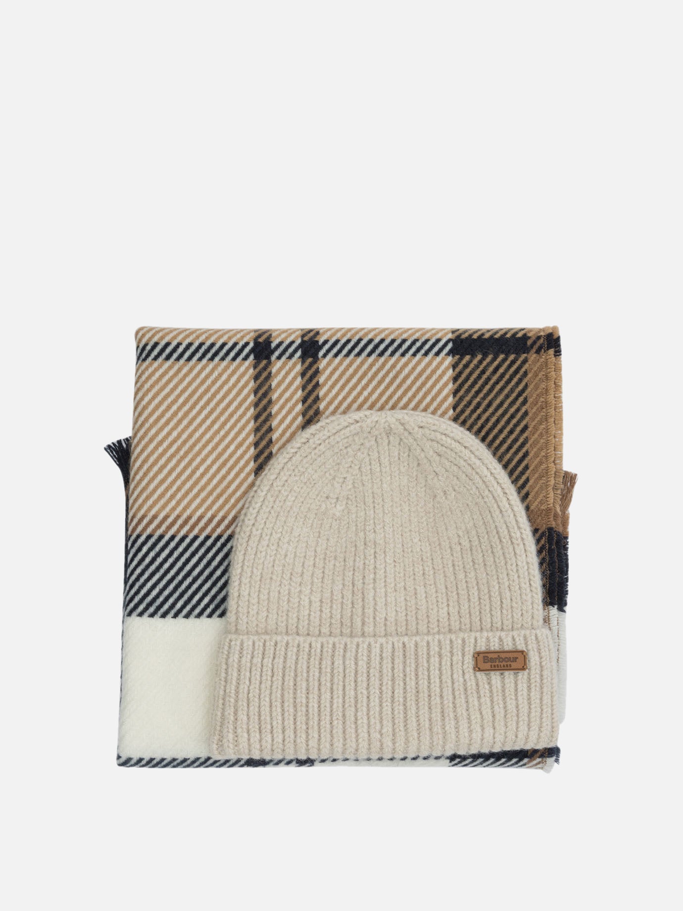 Fringed scarves 97% polyester 3% elastane  Beige - Barbour Women | PLP | Replica Handbags  
