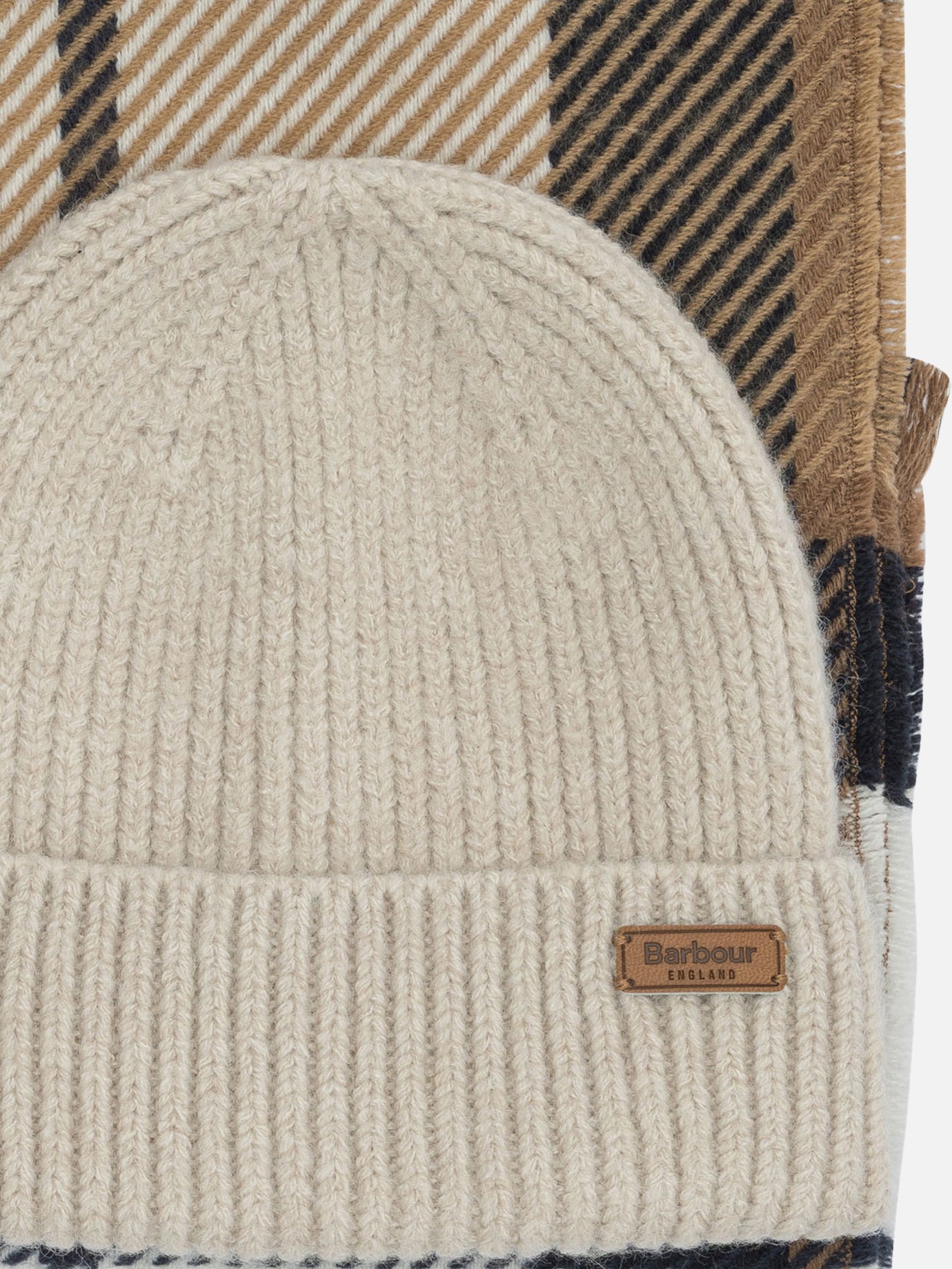 Fringed scarves 97% polyester 3% elastane  Beige - Barbour Women | PLP | Replica Handbags  | 2
