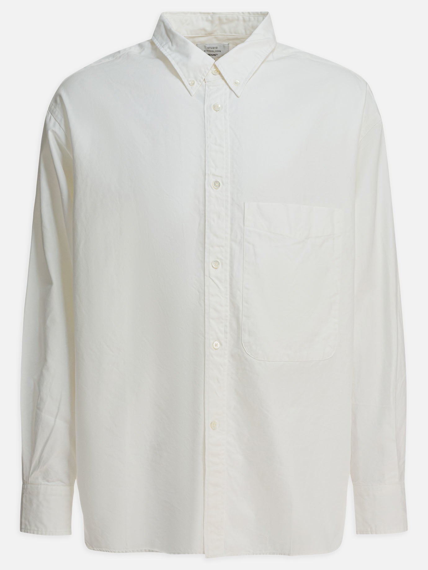 Formal shirts Solid colour  White - Beams Plus Men | PDP | Replica Handbags  | Zoom-Modal
