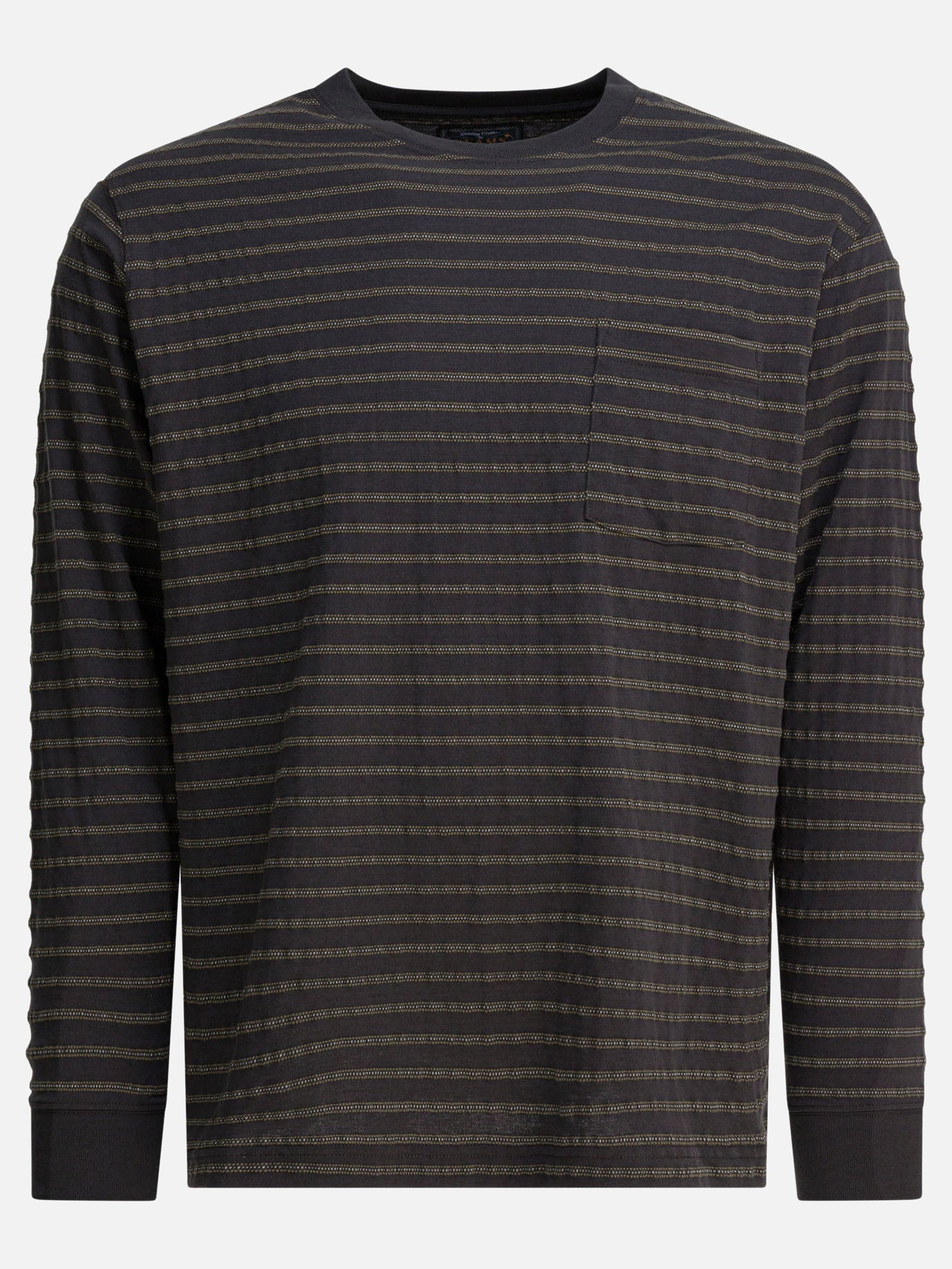 Crewneck t-shirts Striped  Grey - Beams Plus Men | PDP | Replica Handbags  
