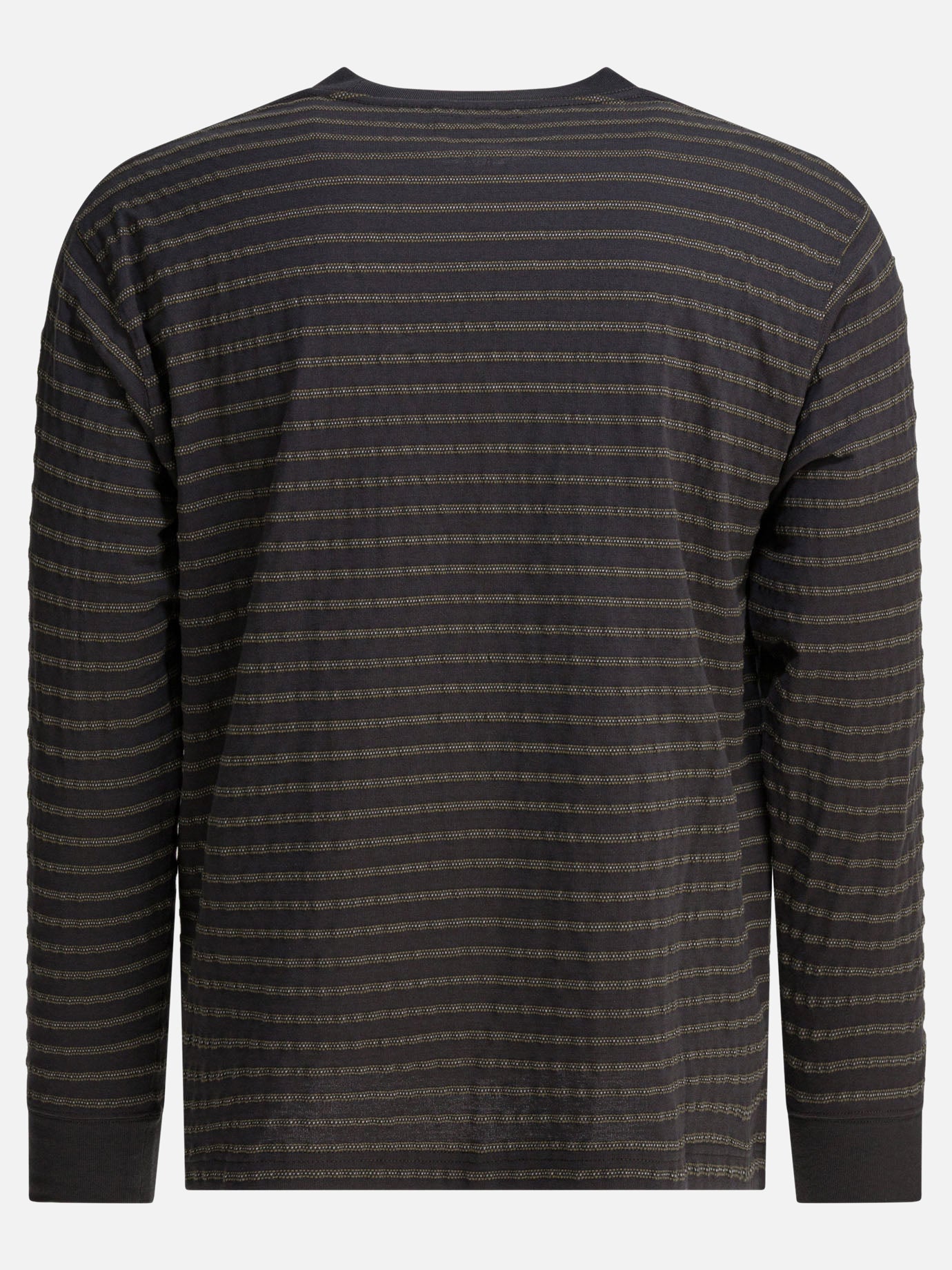 Crewneck t-shirts Striped  Grey - Beams Plus Men | PDP | Replica Handbags  | 2
