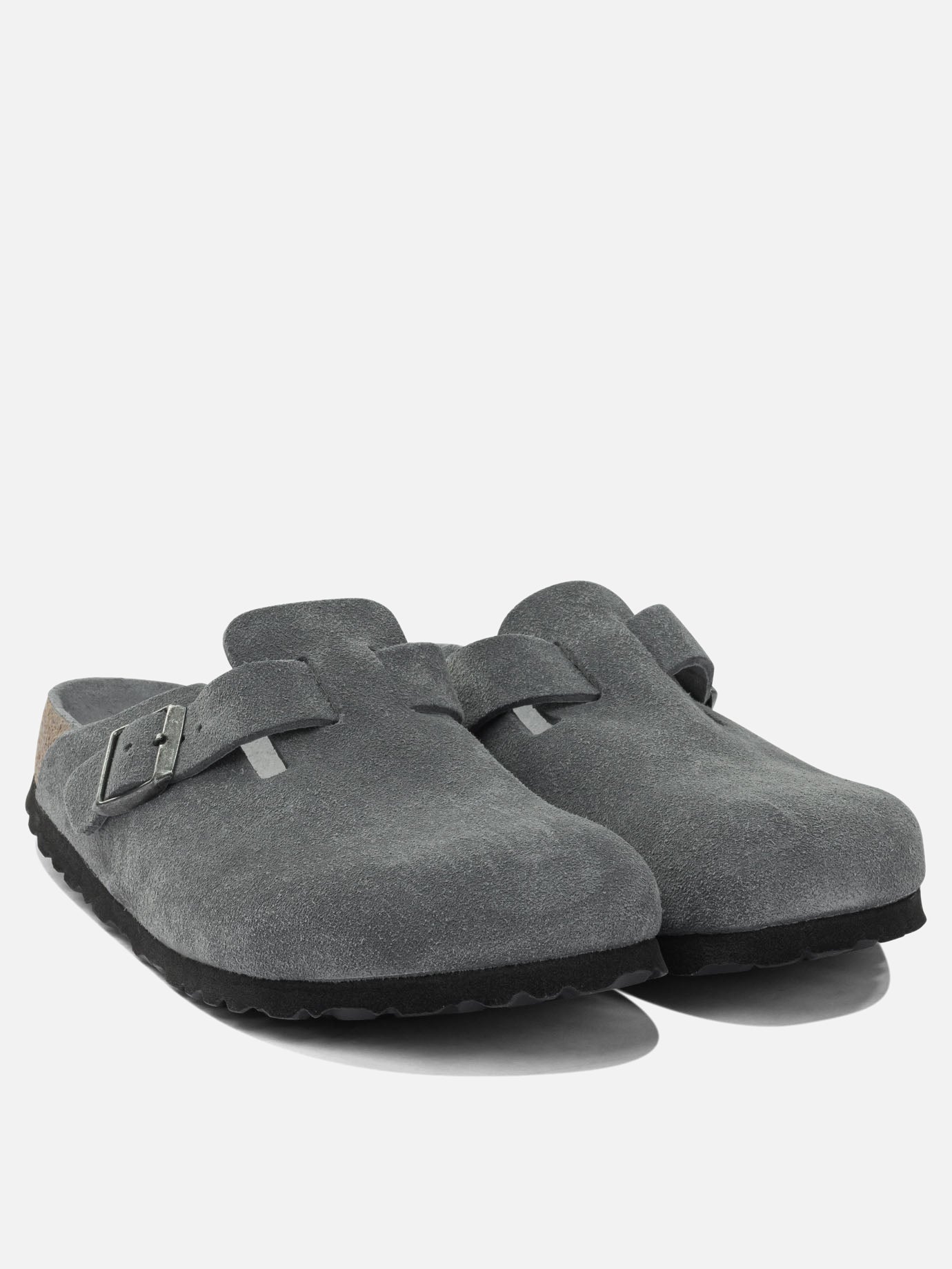 Slippers 100% leather - 100% rubber  Grey - Birkenstock Women | PLP | Replica Handbags  | 2
