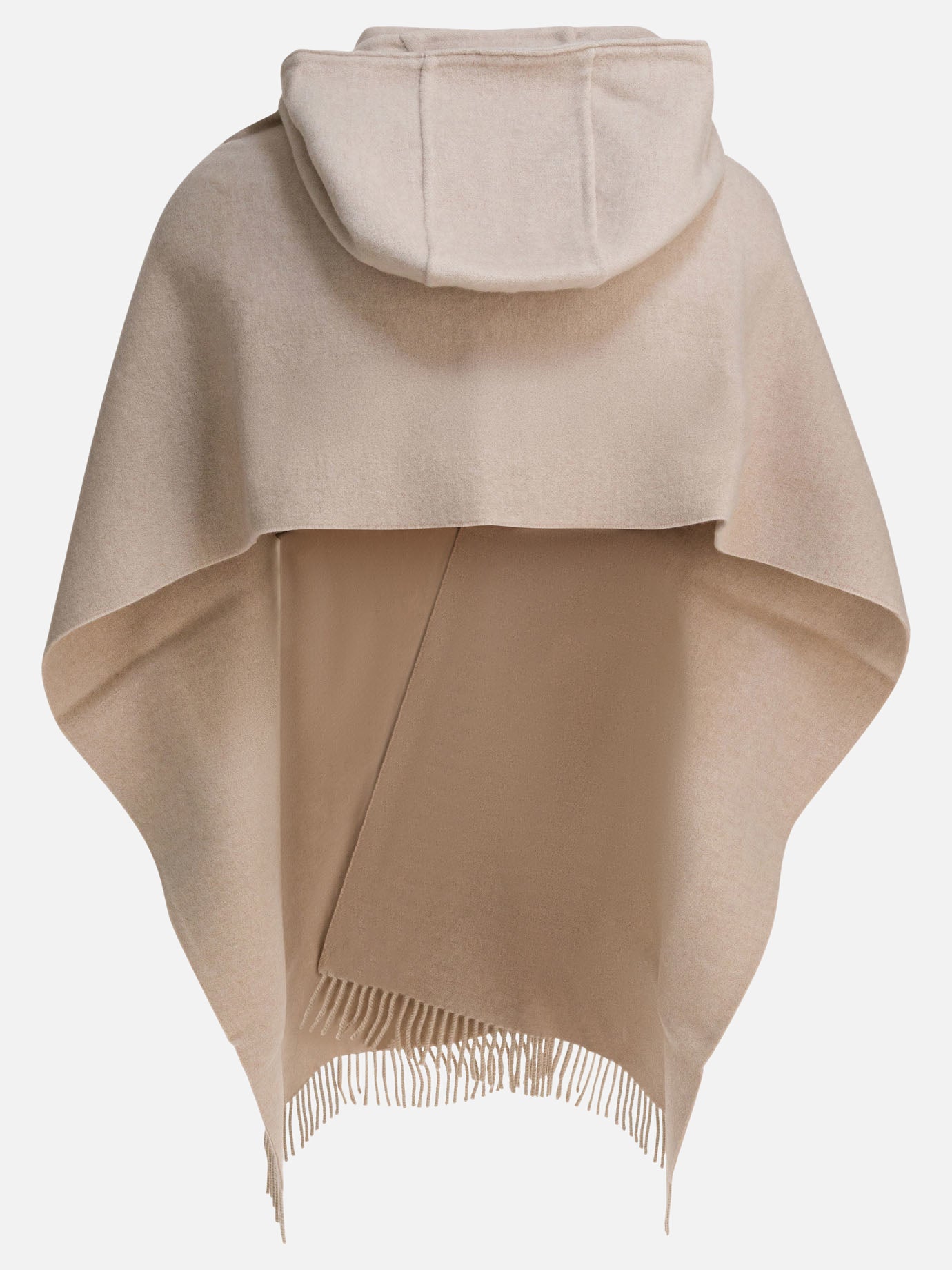 Fringed scarves 59% wool 41% cashmere  Beige - Brunello Cucinelli Women | PLP | Replica Handbags  | 2
