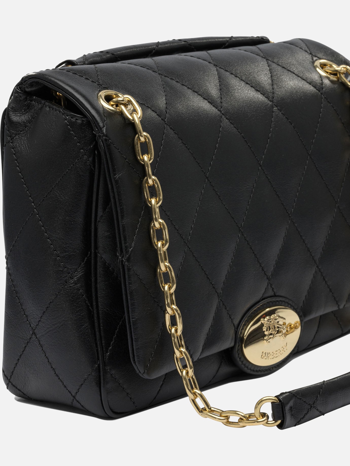 Small bags 100% calf leather  Black - Burberry Women | PDP | Replica Handbags  | Zoom-Modal_4
