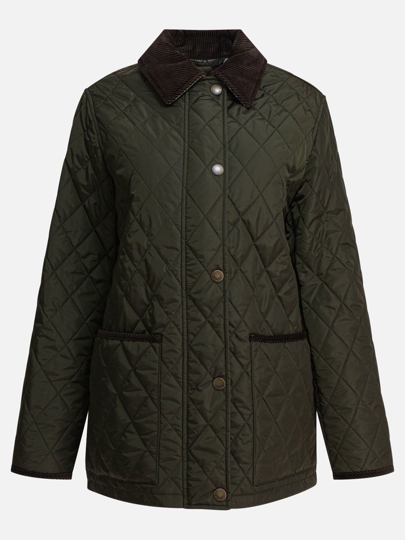 Quilted & Utility Jackets Solid colour  Green - Burberry Women | PLP | Replica Handbags  
