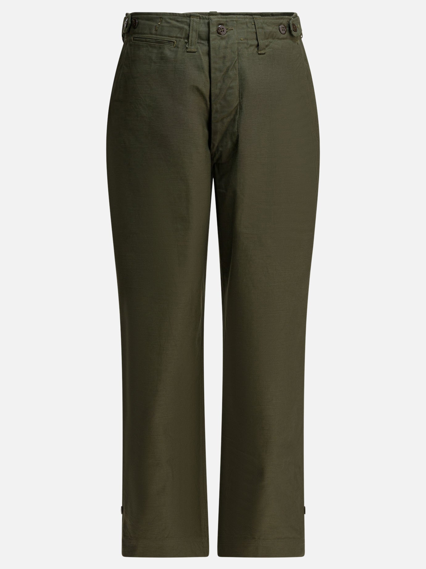 Cargo & parachute trousers Solid colour  Green - Buzz Rickson's Men | PDP | Replica Handbags  | thumbnail