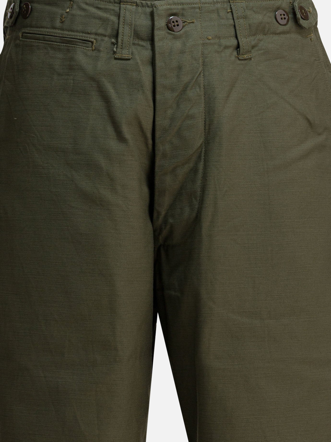 Cargo & parachute trousers Solid colour  Green - Buzz Rickson's Men | PDP | Replica Handbags  | thumbnail_3
