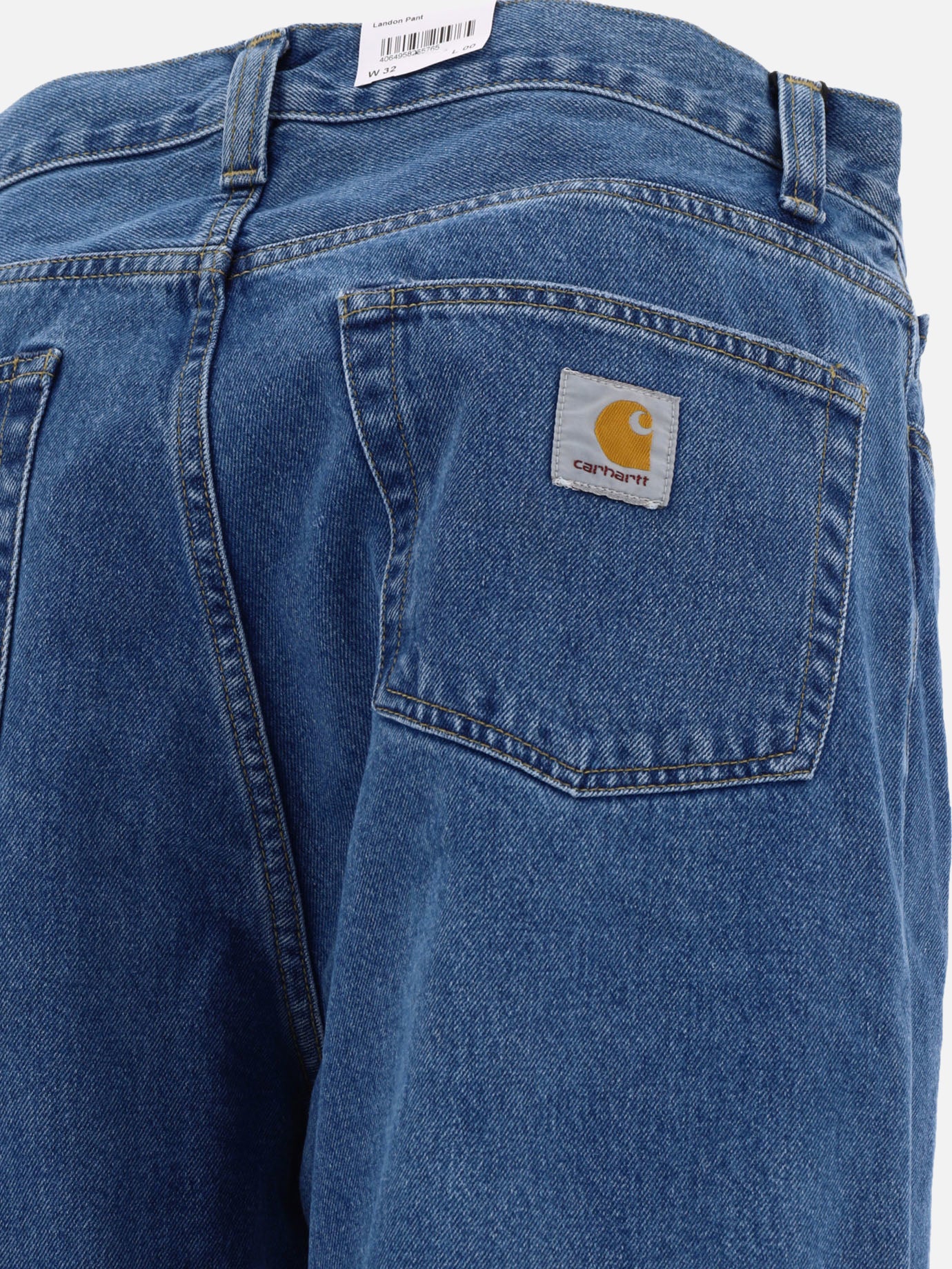 Wide-leg jeans Solid colour  Blue - Carhartt WIP Men | PDP | Replica Handbags  | Zoom-Modal_4

