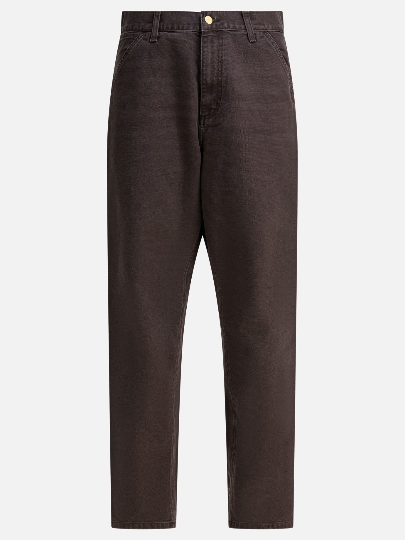 Work pants Solid colour  Brown - Carhartt WIP Men | PDP | Replica Handbags  | Zoom-Modal
