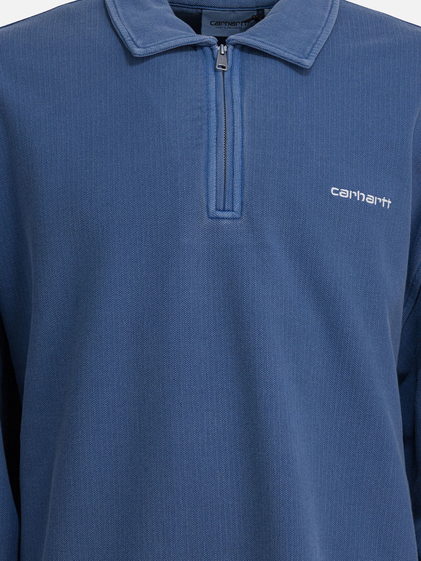 Half zip sweatshirts Logo  Blue - Carhartt WIP Men | PDP | Replica Handbags  | thumbnail_3
