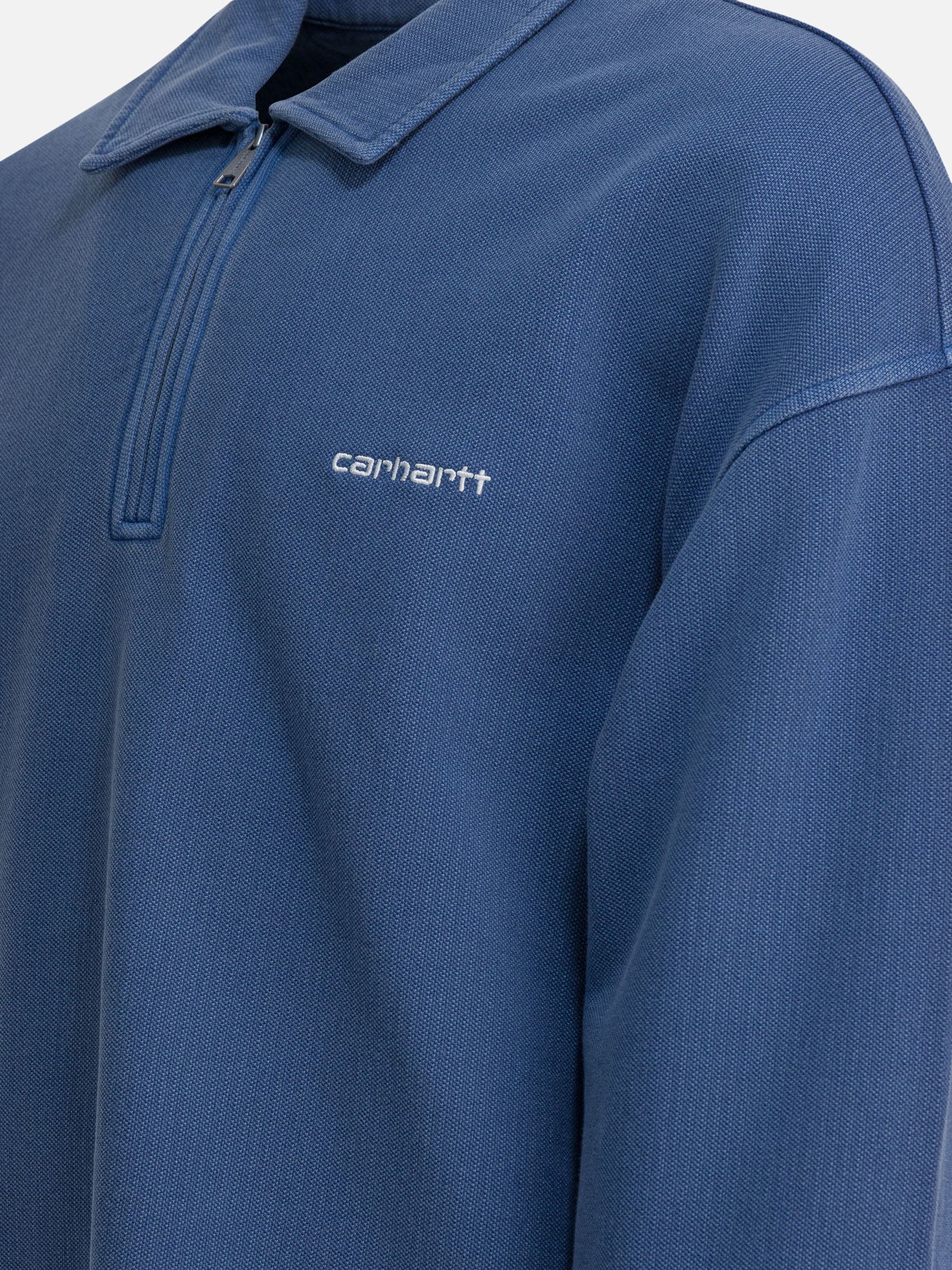 Half zip sweatshirts Logo  Blue - Carhartt WIP Men | PDP | Replica Handbags  | thumbnail_4