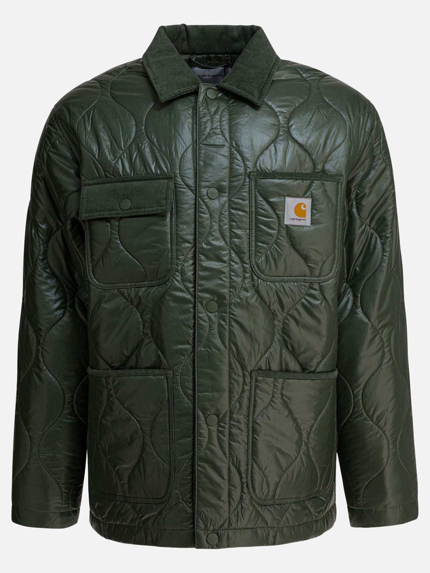 Quilted & Utility Jackets Logo  Green - Carhartt WIP Men | PLP | Replica Handbags  
