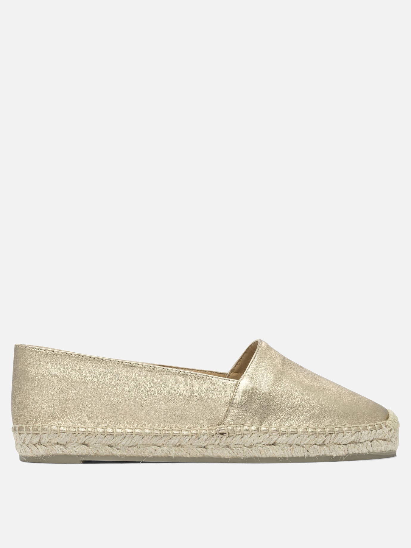Flat espadrilles 100% leather - 100% rubber  Gold - Castañer Women | Replica Handbags  
