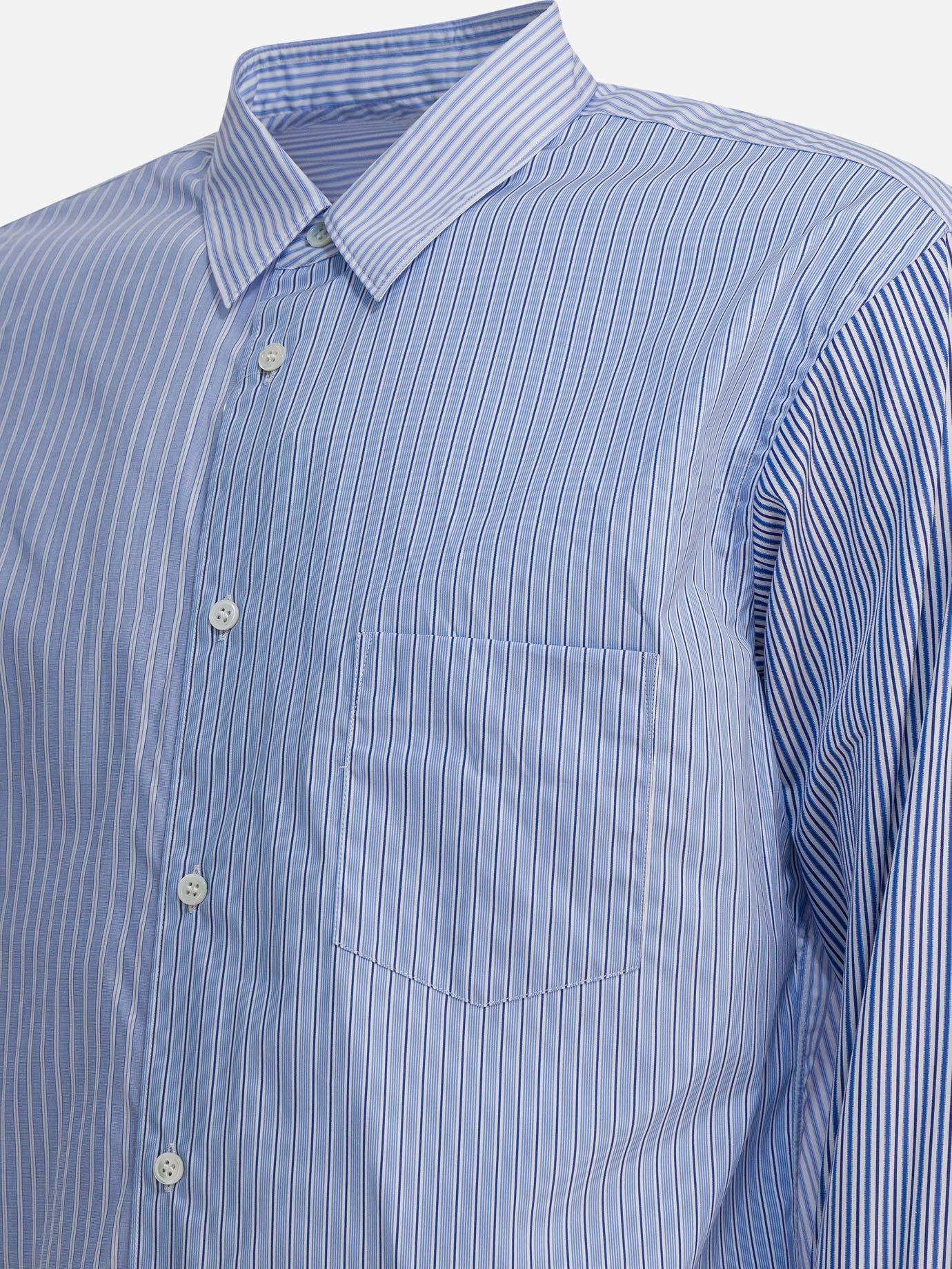 Casual shirts Striped  Light blue - Comme Des Garçons Forever Men | PDP | Replica Handbags  | Zoom-Modal_4
