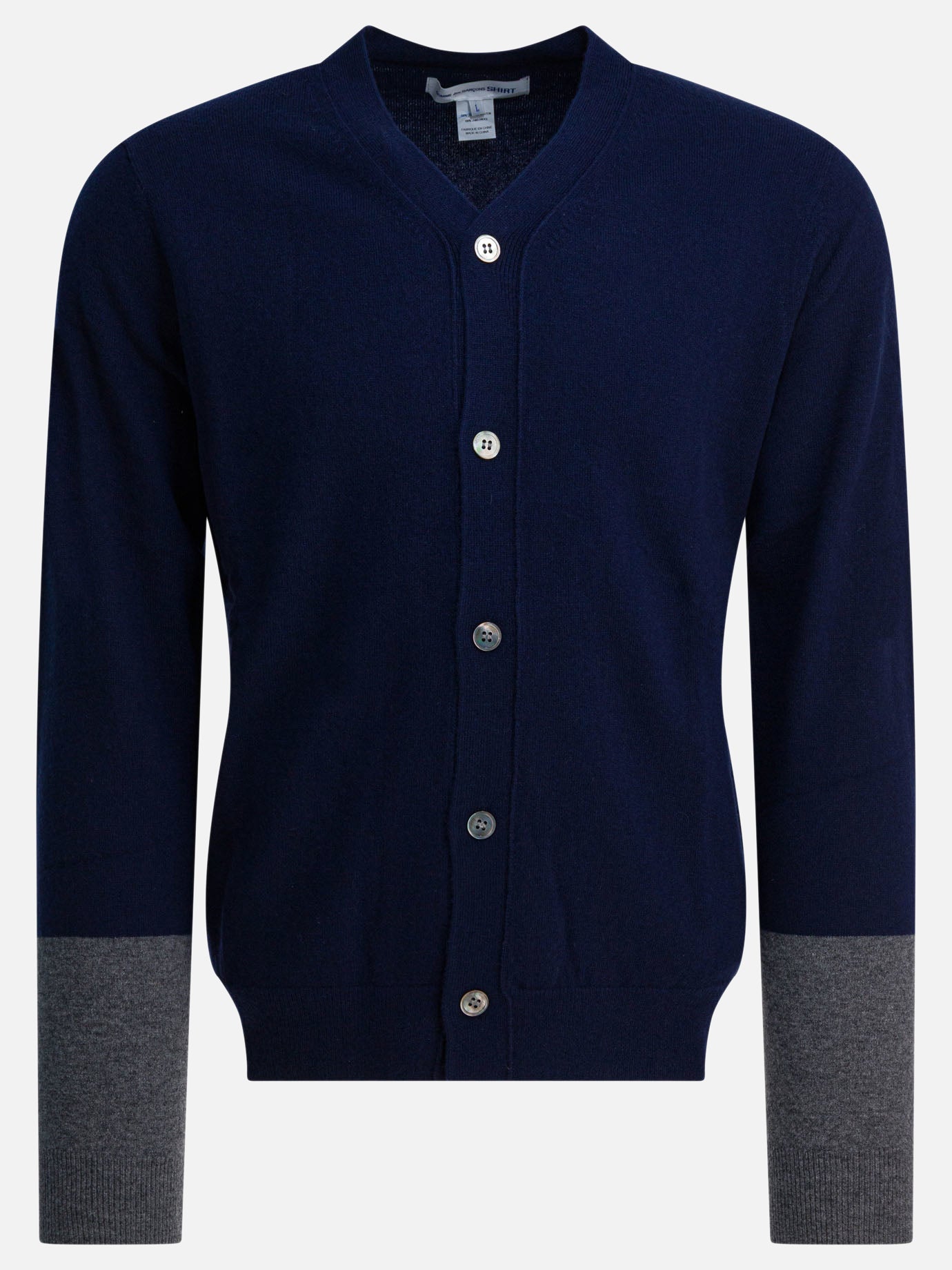 Cardigans Solid colour  Blue - Comme Des Garçons Forever Men | PDP | Replica Handbags  | thumbnail