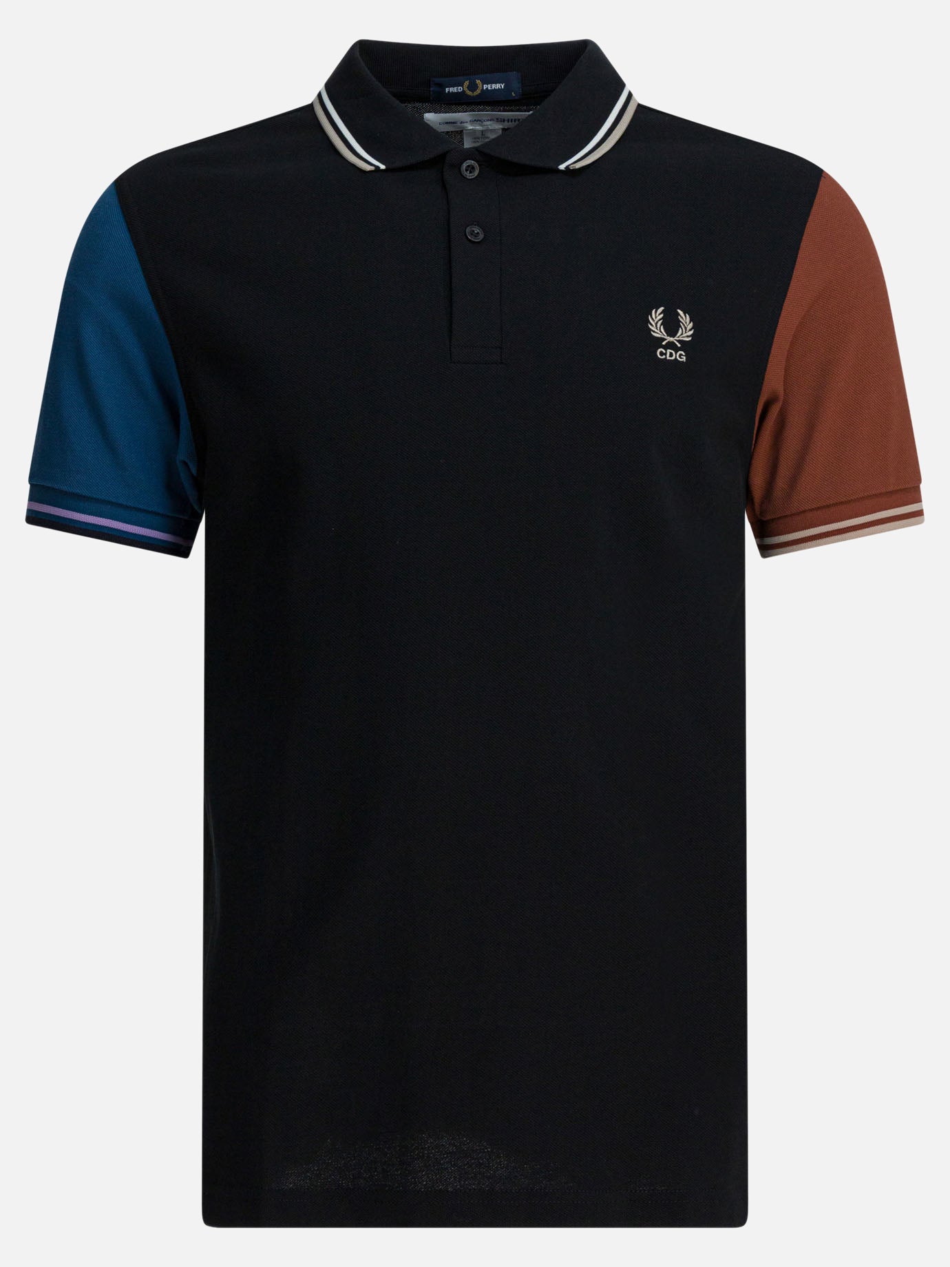 Polo shirts with buttons Logo  Black - Comme Des Garçons Shirt Men | PDP | Replica Handbags  | Zoom-Modal
