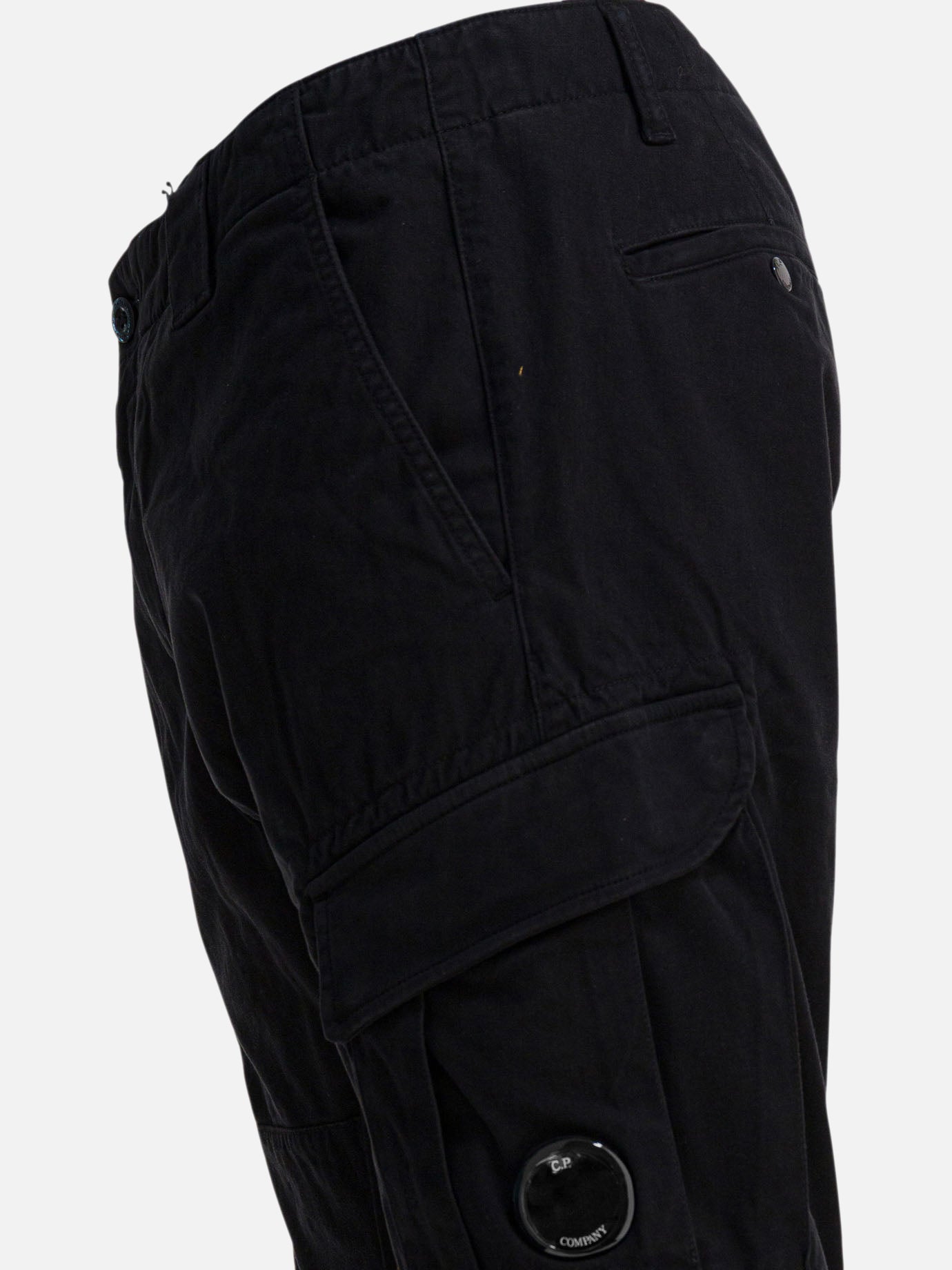 Cargo & parachute trousers Solid colour  Black - C.P. Company Men | PDP | Replica Handbags  | Zoom-Modal_4

