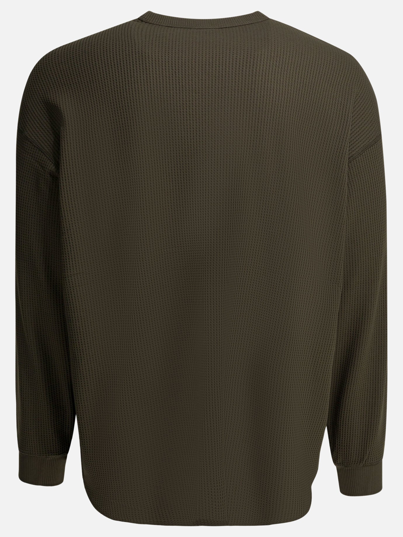 Crewneck t-shirts Solid colour  Brown - Daiwa Pier 39 Men | Replica Handbags  | 2
