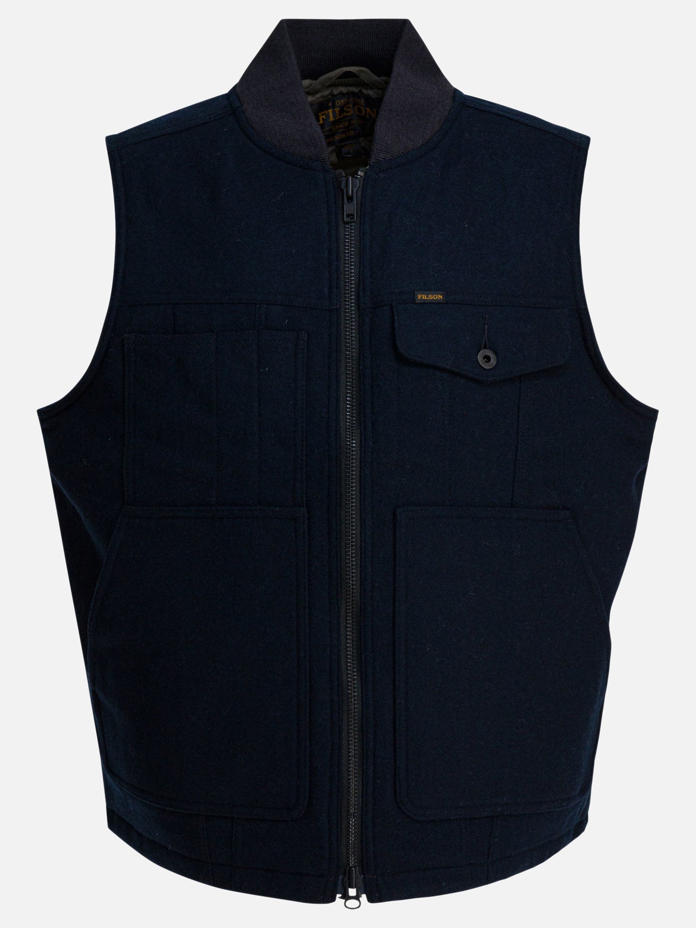 Vest jackets Solid colour  Blue - Filson Men | PDP | Replica Handbags  | Zoom-Modal
