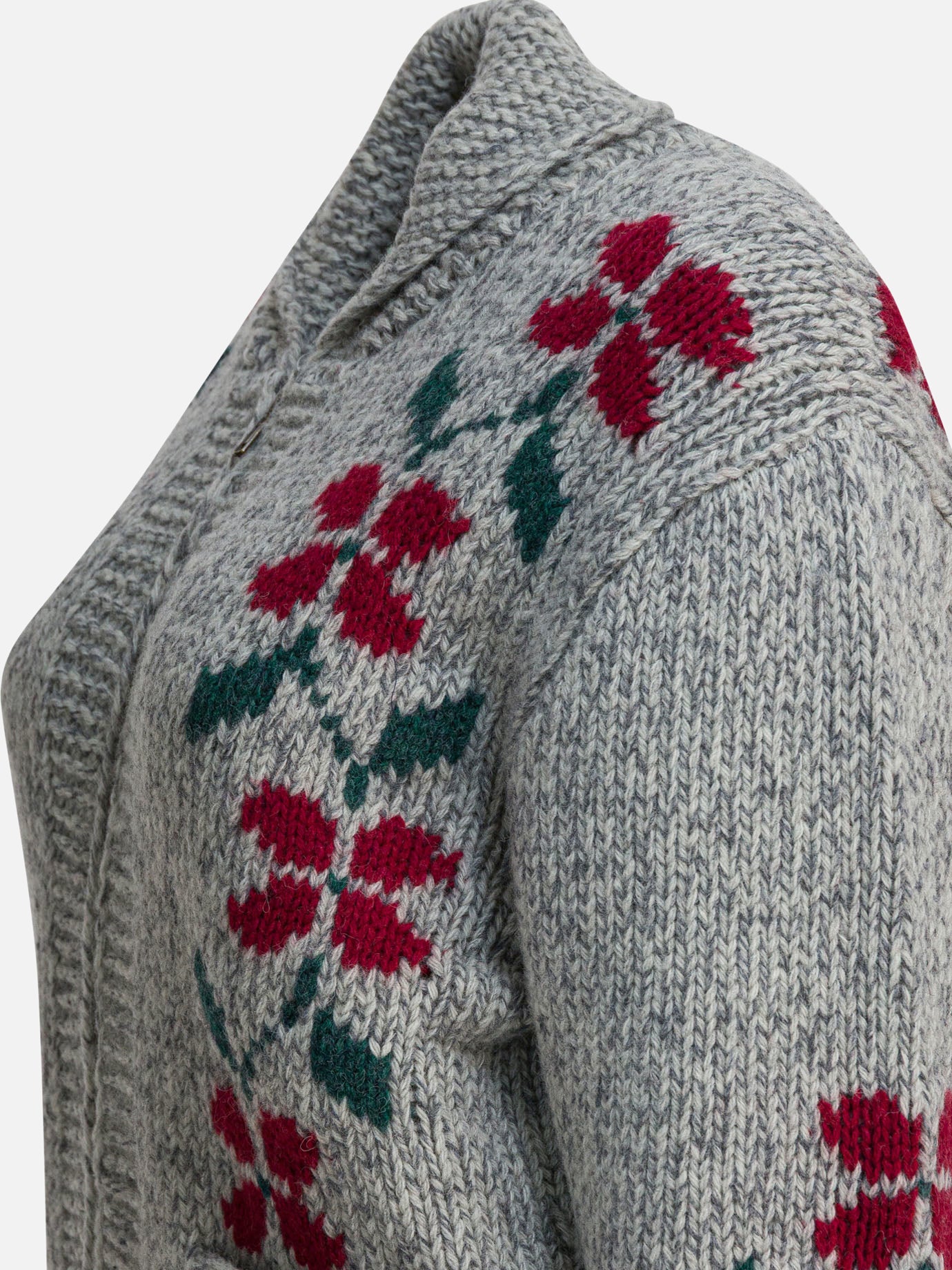 Cardigans Textured knit  Grey - Filson Women | PDP | Replica Handbags  | Zoom-Modal_4
