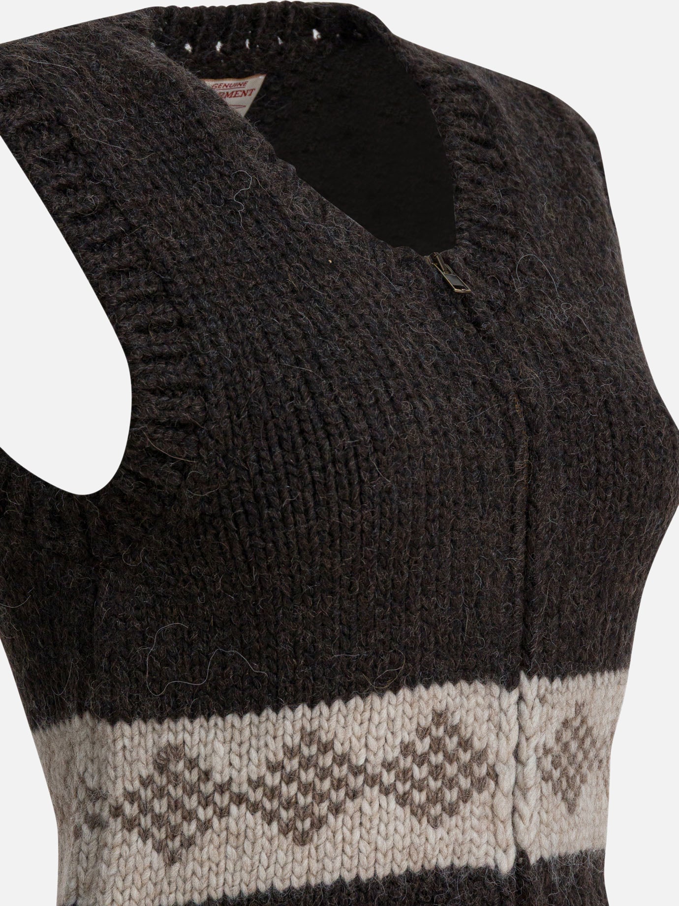 Vests Textured knit  Brown - Filson Women | PDP | Replica Handbags  | thumbnail_4