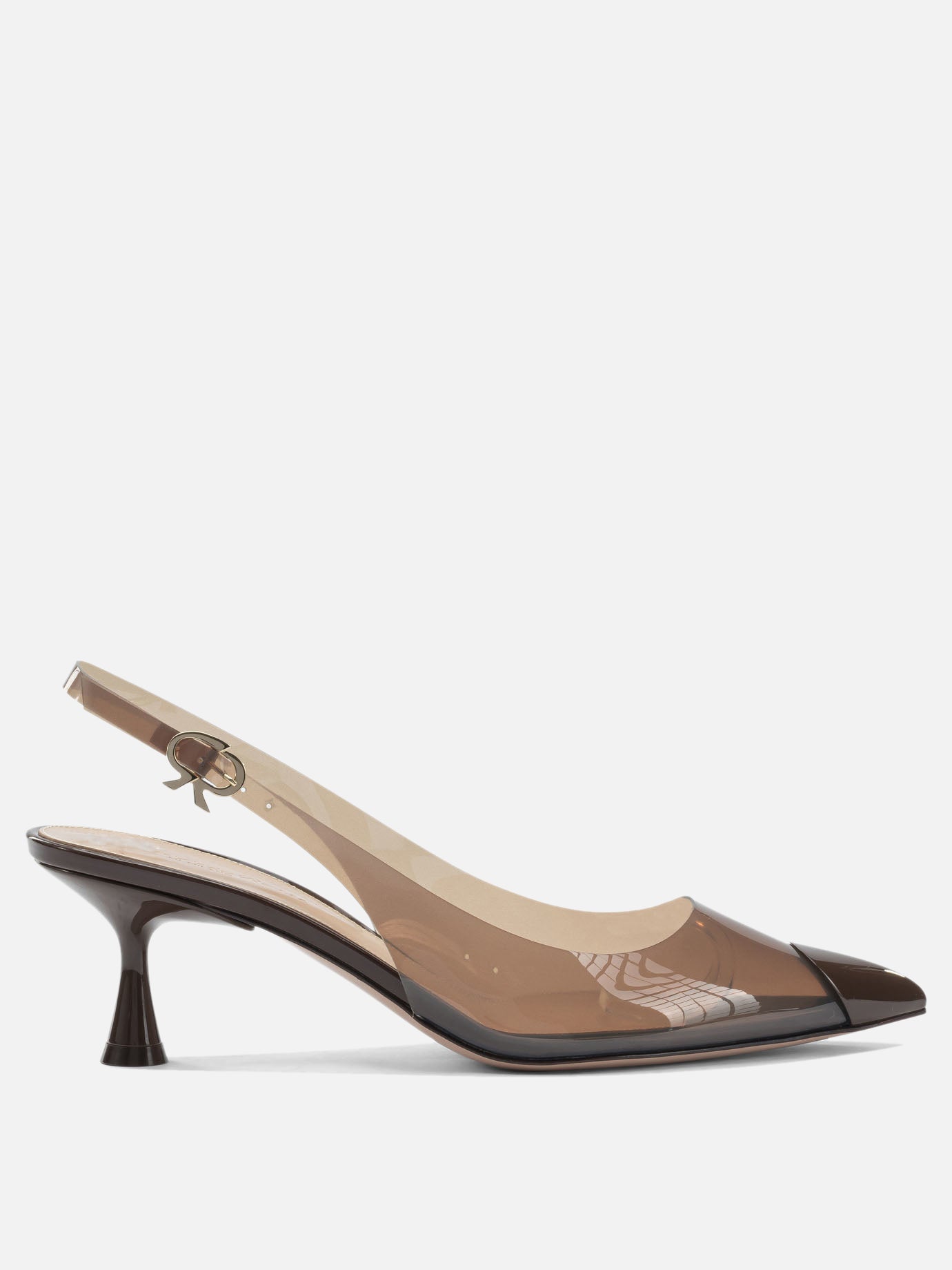 Slingbacks 100% poliurethane  Brown - Gianvito Rossi Women | PDP | Replica Handbags  | thumbnail
