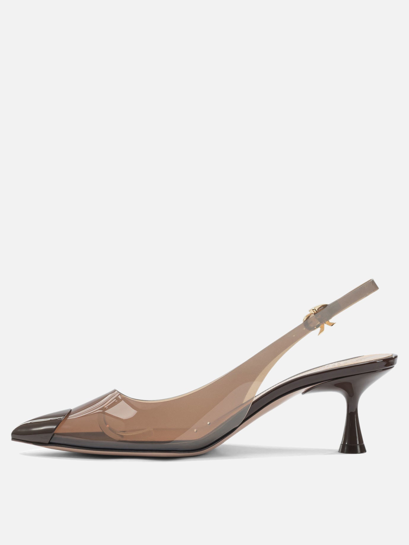 Slingbacks 100% poliurethane  Brown - Gianvito Rossi Women | PDP | Replica Handbags  | thumbnail_3