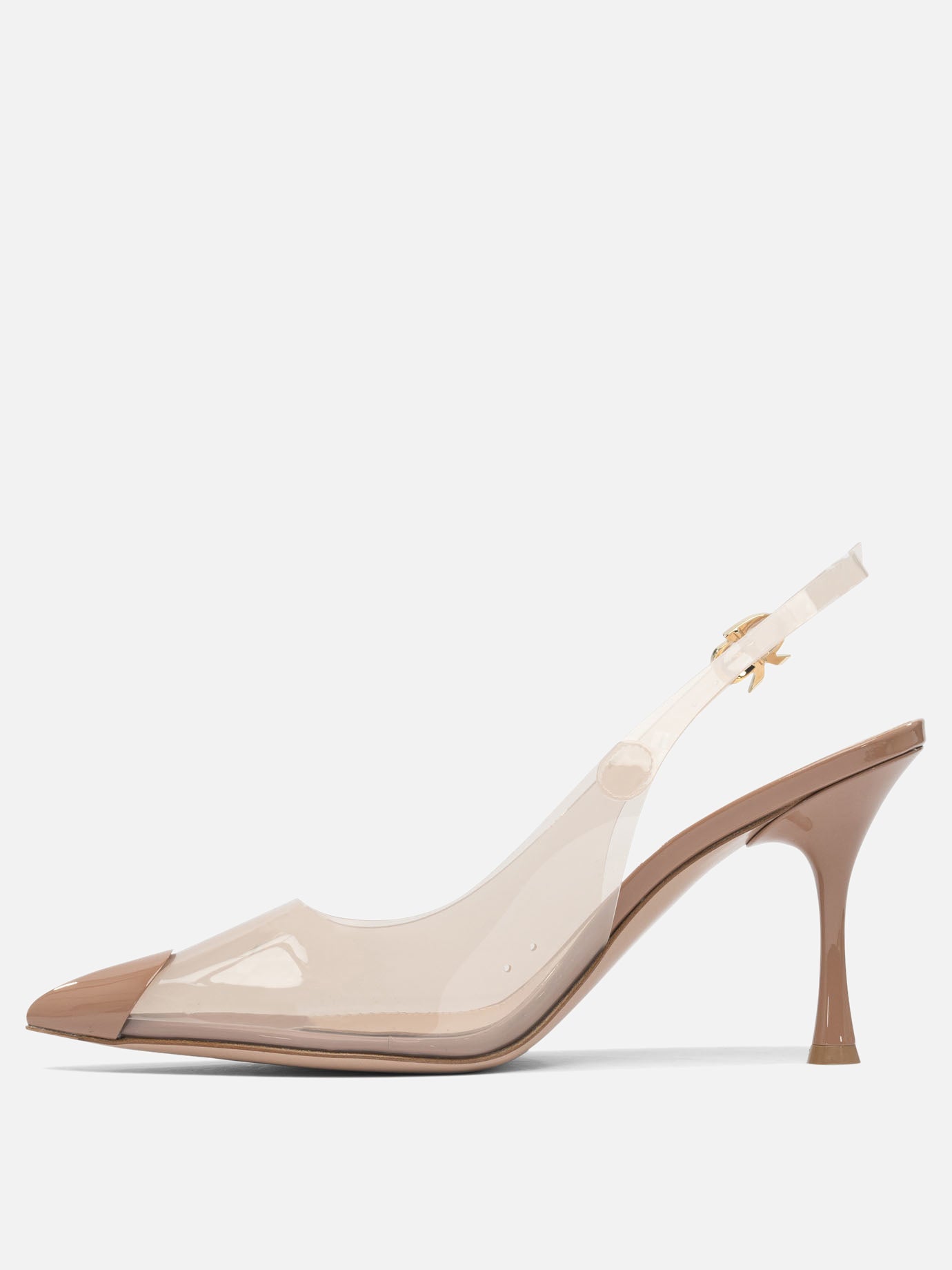 Slingbacks 100% polyurethane - 100% leather  Beige - Gianvito Rossi Women | PDP | Replica Handbags  | Zoom-Modal_3
