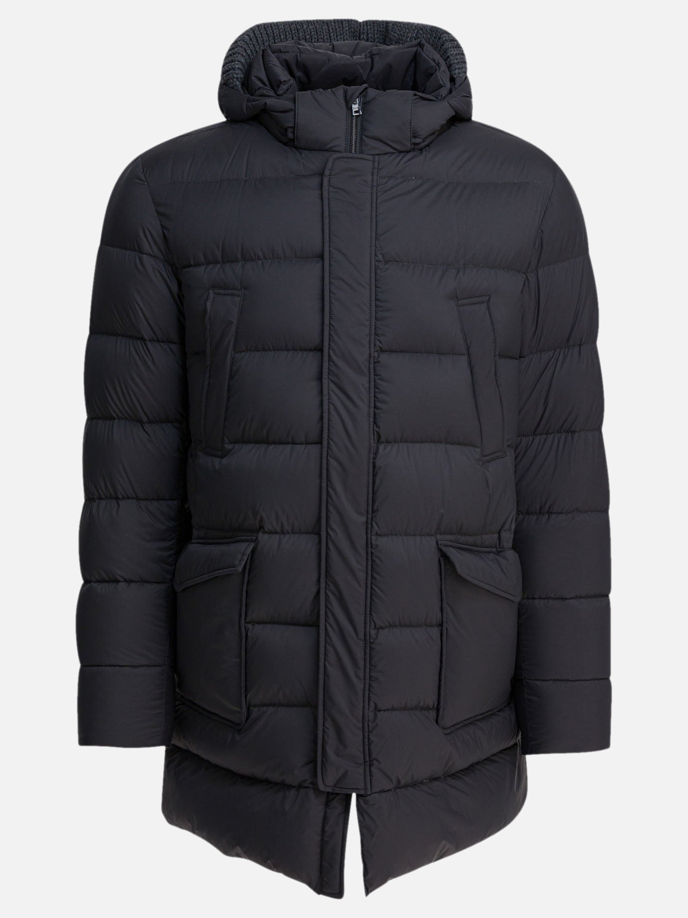 Down jackets Solid colour  Grey - Herno Men | PDP | Replica Handbags  
