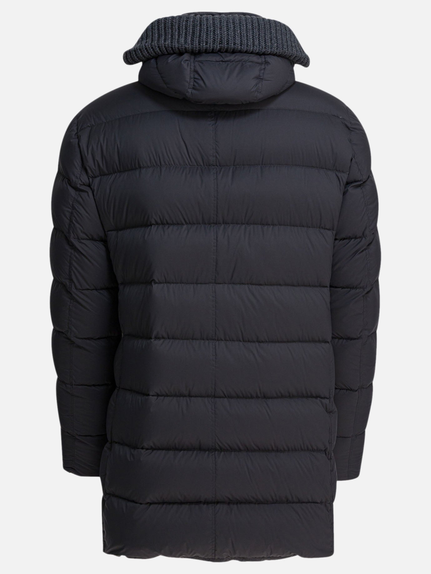 Down jackets Solid colour  Grey - Herno Men | PDP | Replica Handbags  | Zoom-Modal_2
