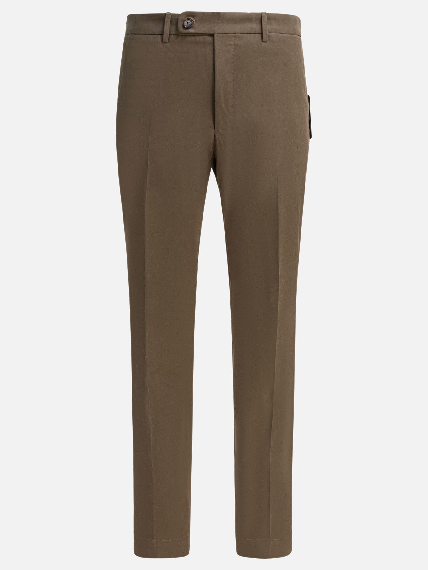 Tailored trousers Solid colour  Brown - Incotex Men | PLP | Replica Handbags  
