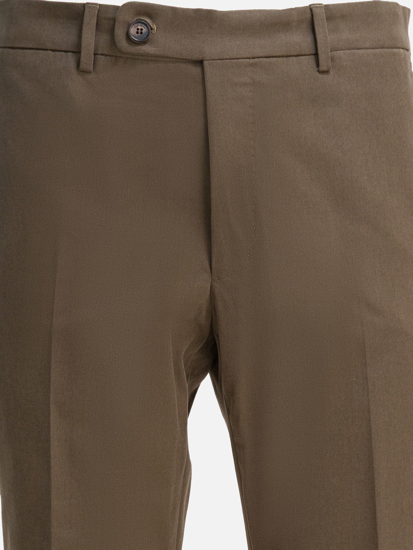 Tailored trousers Solid colour  Brown - Incotex Men | PDP | Replica Handbags  | Zoom-Modal_3
