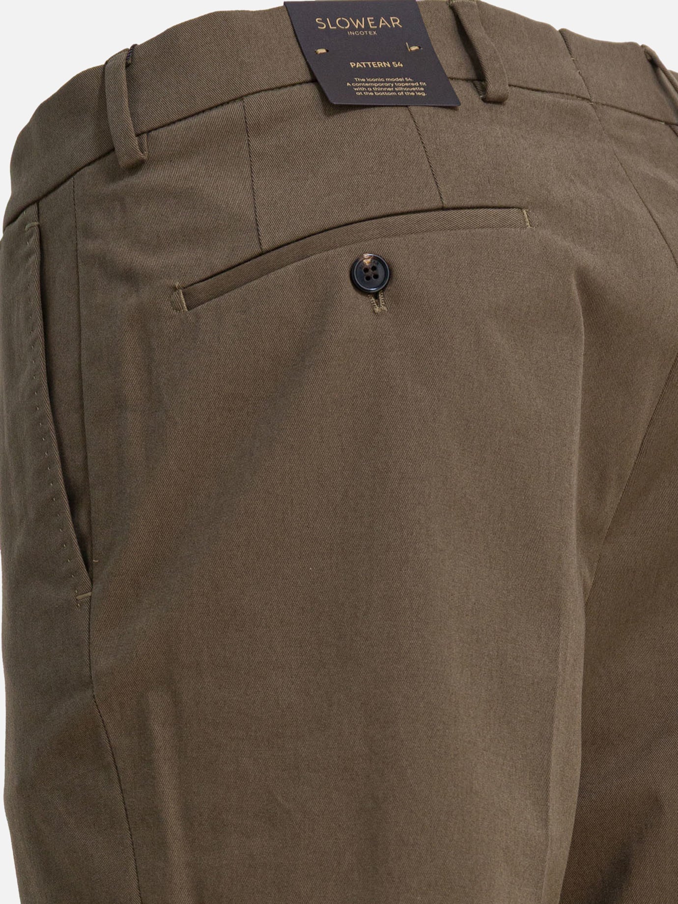 Tailored trousers Solid colour  Brown - Incotex Men | PDP | Replica Handbags  | thumbnail_4
