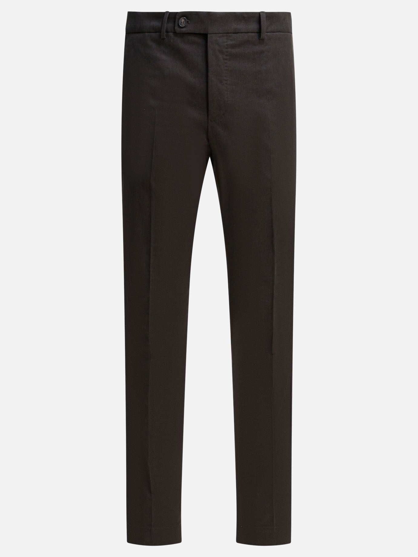 Tailored trousers Solid colour  Brown - Incotex Men | PLP | Replica Handbags  
