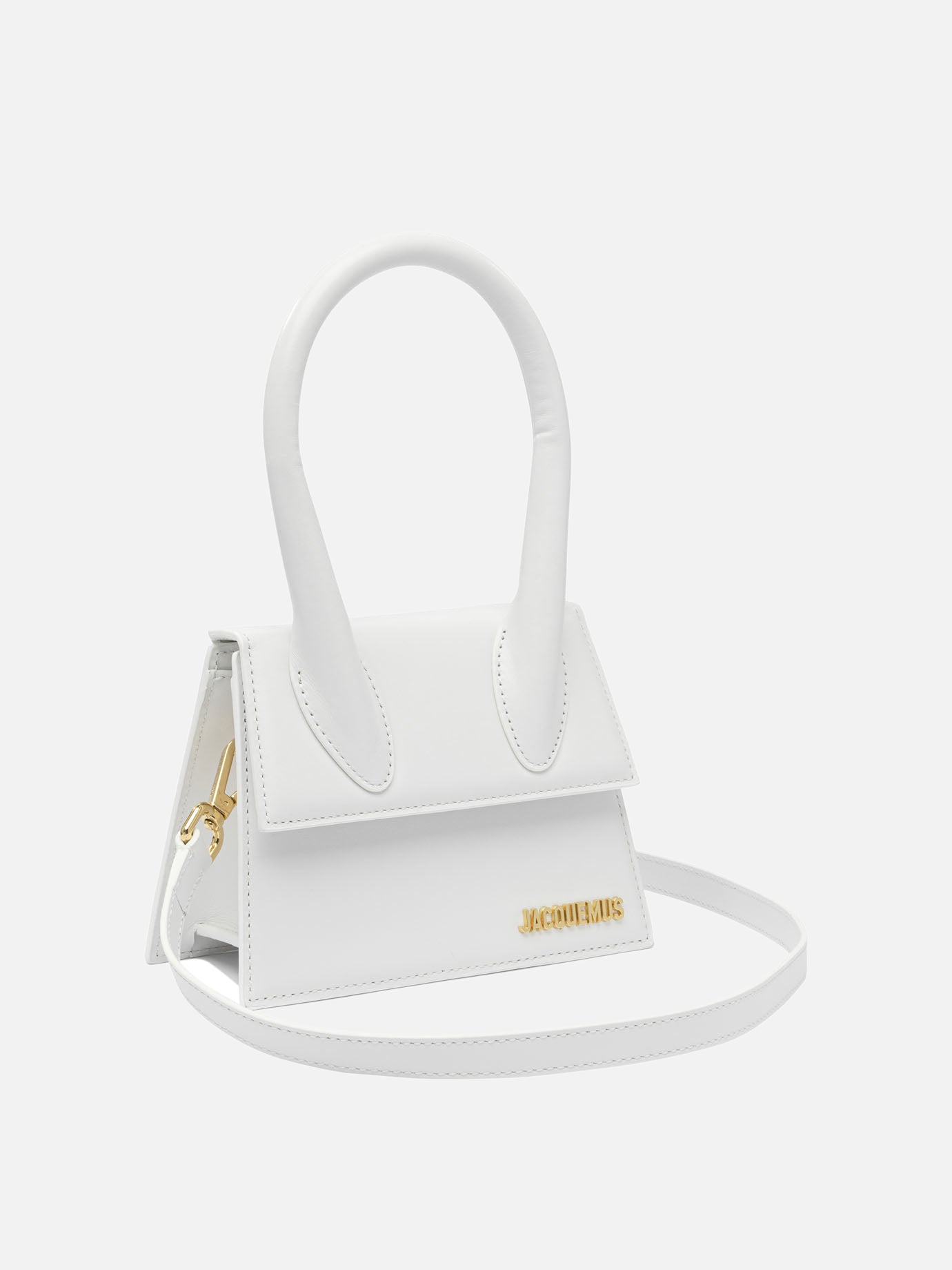 Small bags 100% cow leather - Lining : 100% cotton  White - Jacquemus Women | PDP | Replica Handbags  | thumbnail_2