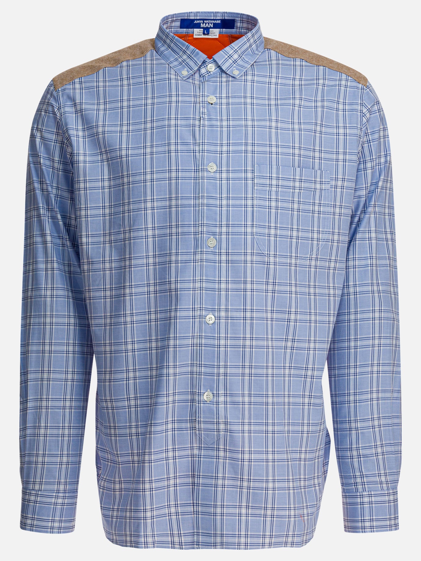 Casual shirts Check  Light blue - Junya Watanabe MAN Men | PLP | Replica Handbags  
