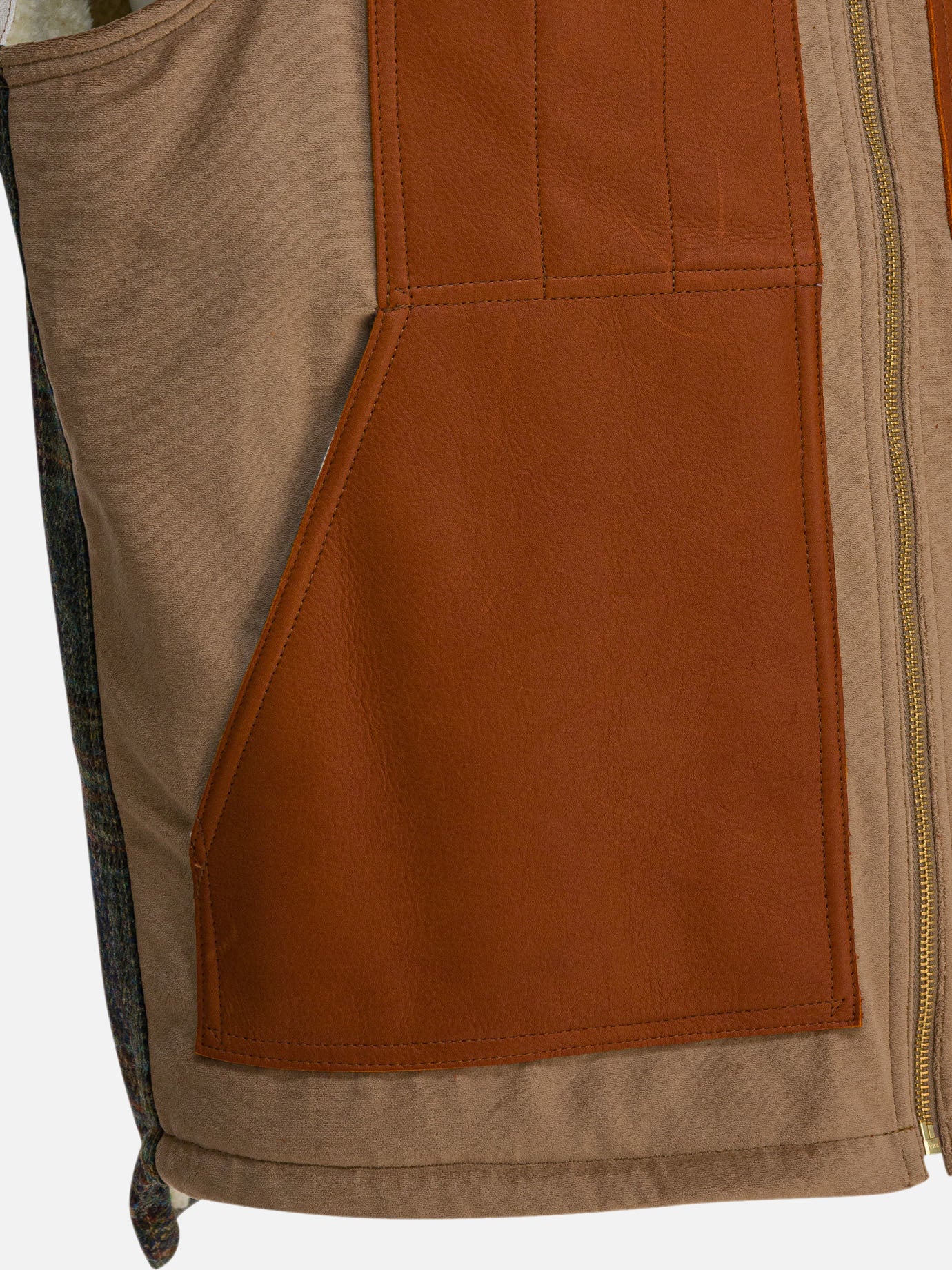 Vest jackets Logo  Brown - Junya Watanabe MAN Men | PDP | Replica Handbags  | Zoom-Modal_4
