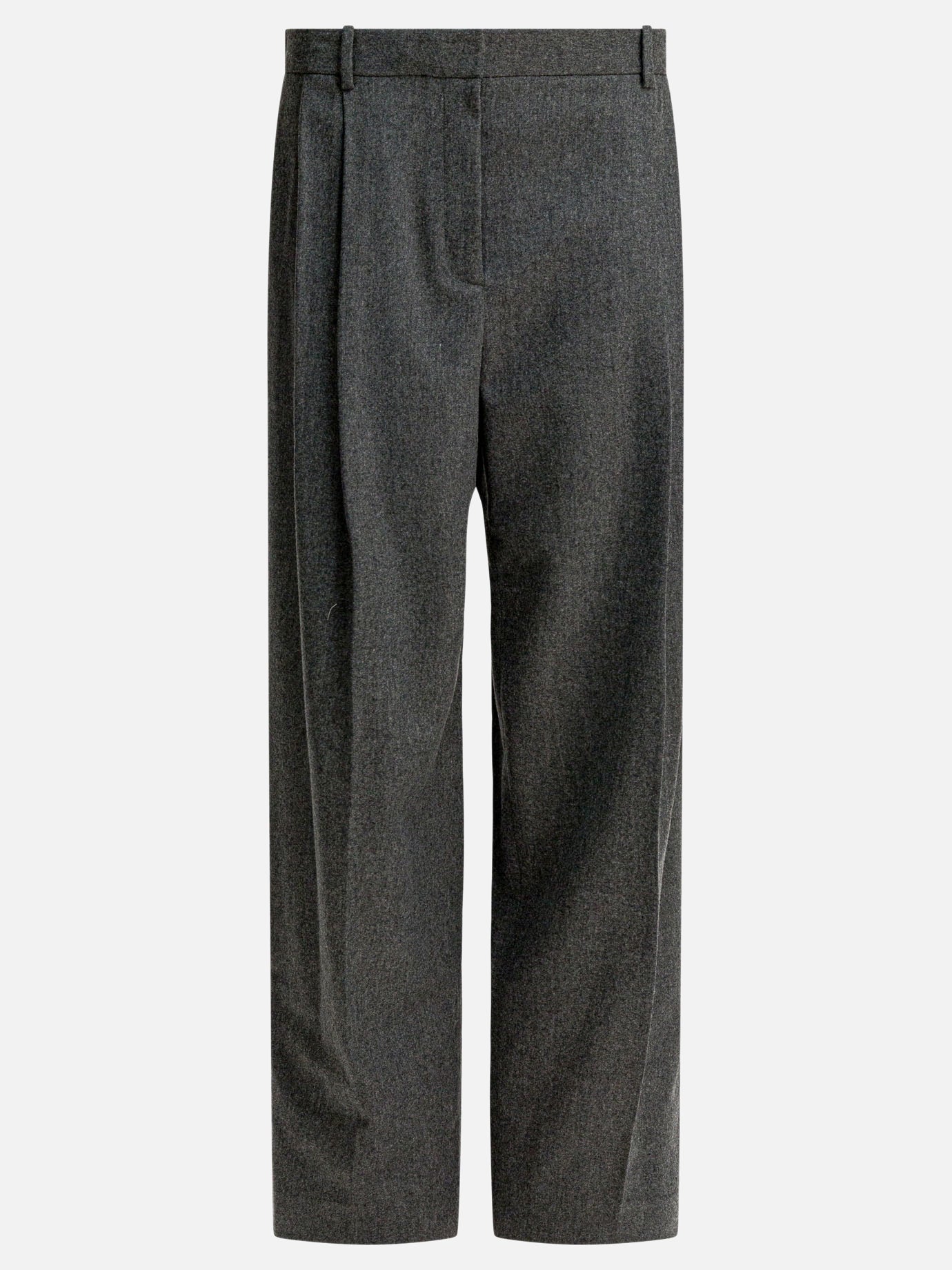 Leisure trousers Pinstriped  Grey - Khaite Women | PLP | Replica Handbags  
