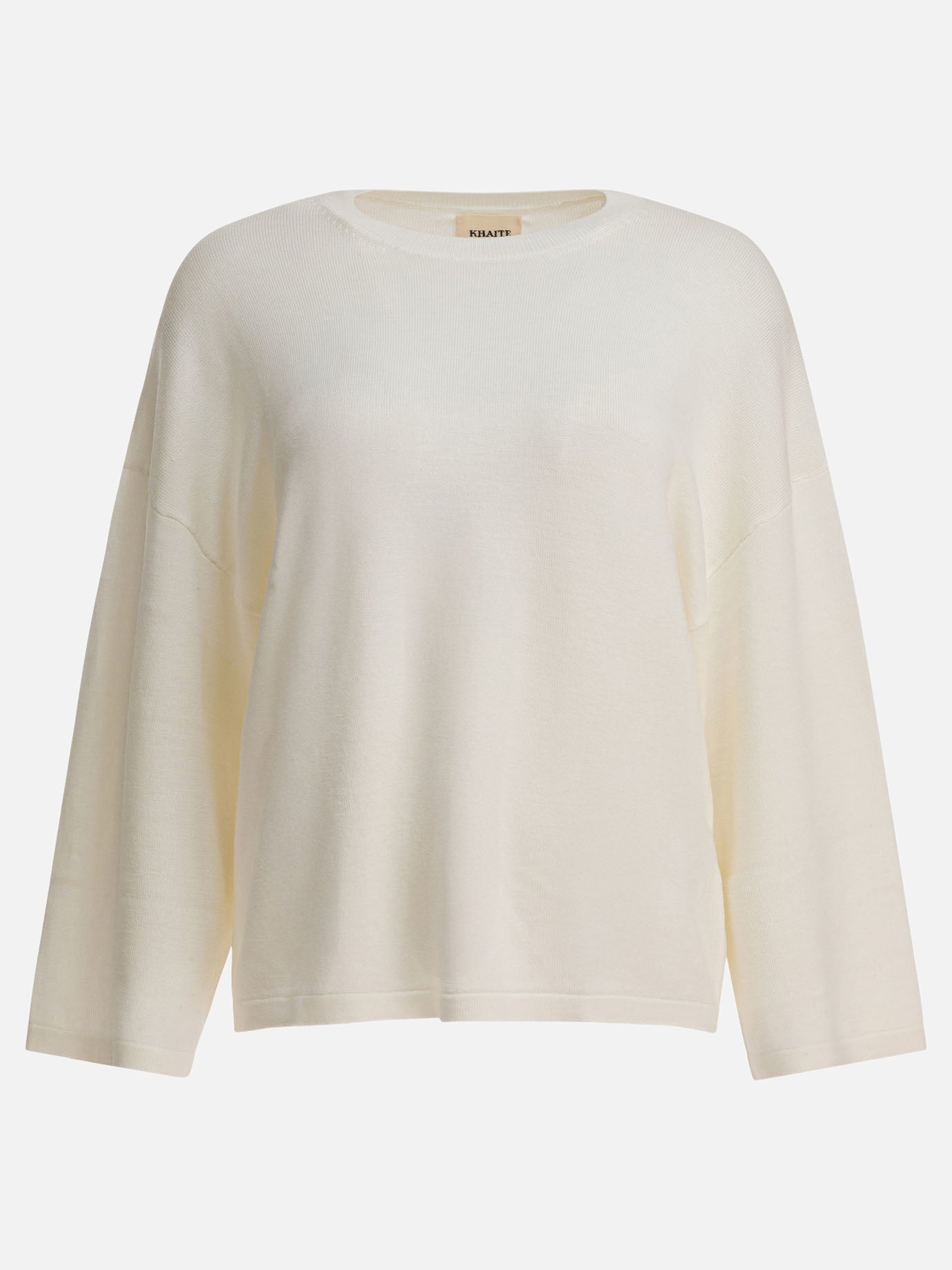 Crewneck sweaters Solid colour  White - Khaite Women | PLP | Replica Handbags  
