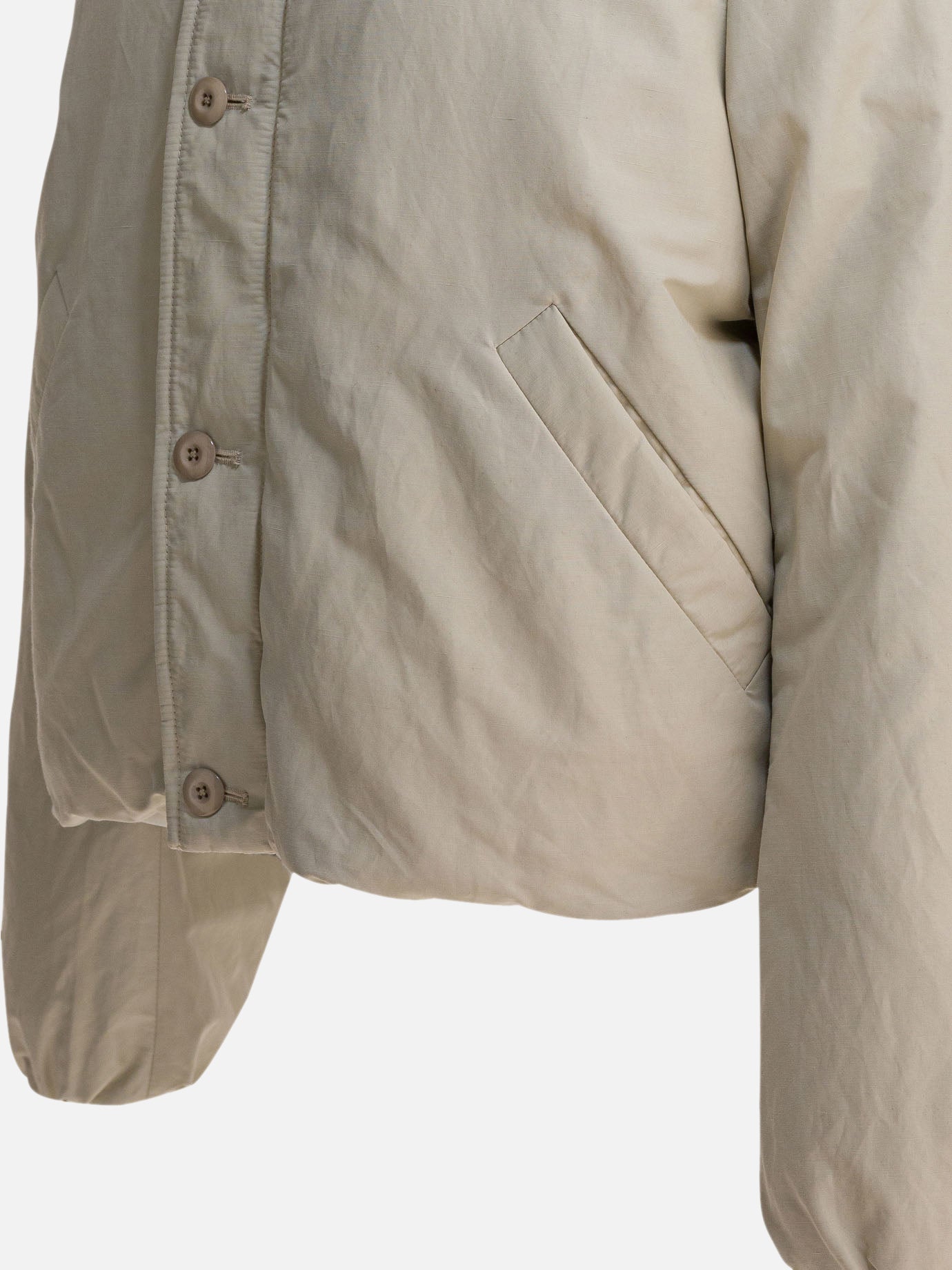 Down jackets Solid colour  White - Lemaire Women | PDP | Replica Handbags  | thumbnail_4