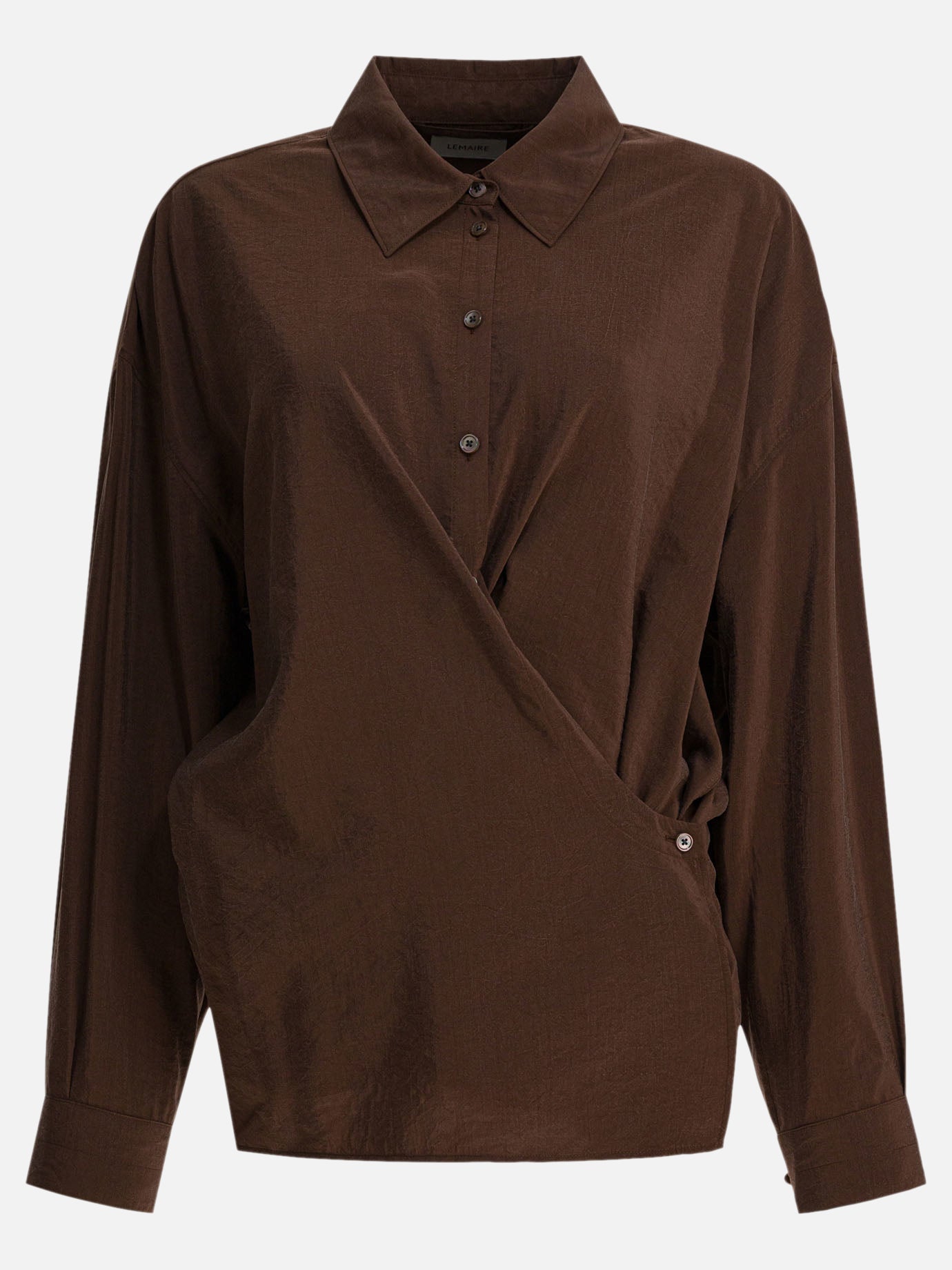 Casual shirts Solid colour  Brown - Lemaire Women | PDP | Replica Handbags  
