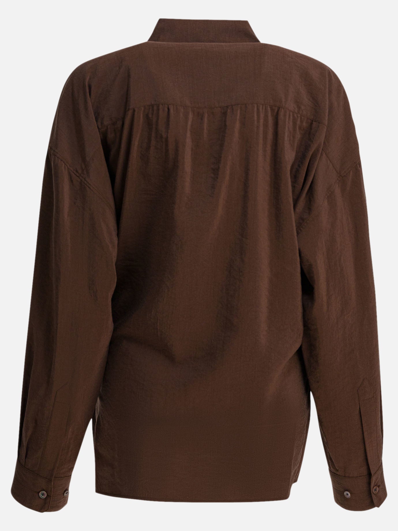 Casual shirts Solid colour  Brown - Lemaire Women | PDP | Replica Handbags  | 2
