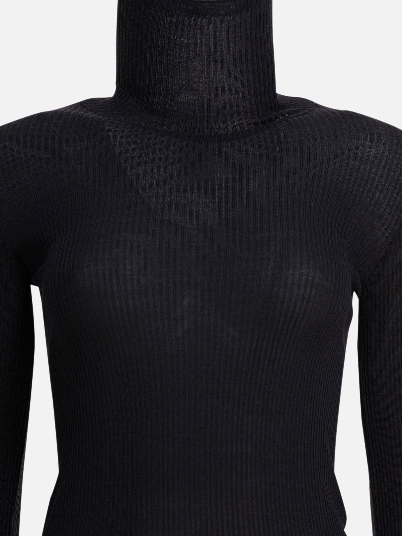 Turtleneck sweaters Solid colour  Black - Lemaire Women | PDP | Replica Handbags  | Zoom-Modal_3
