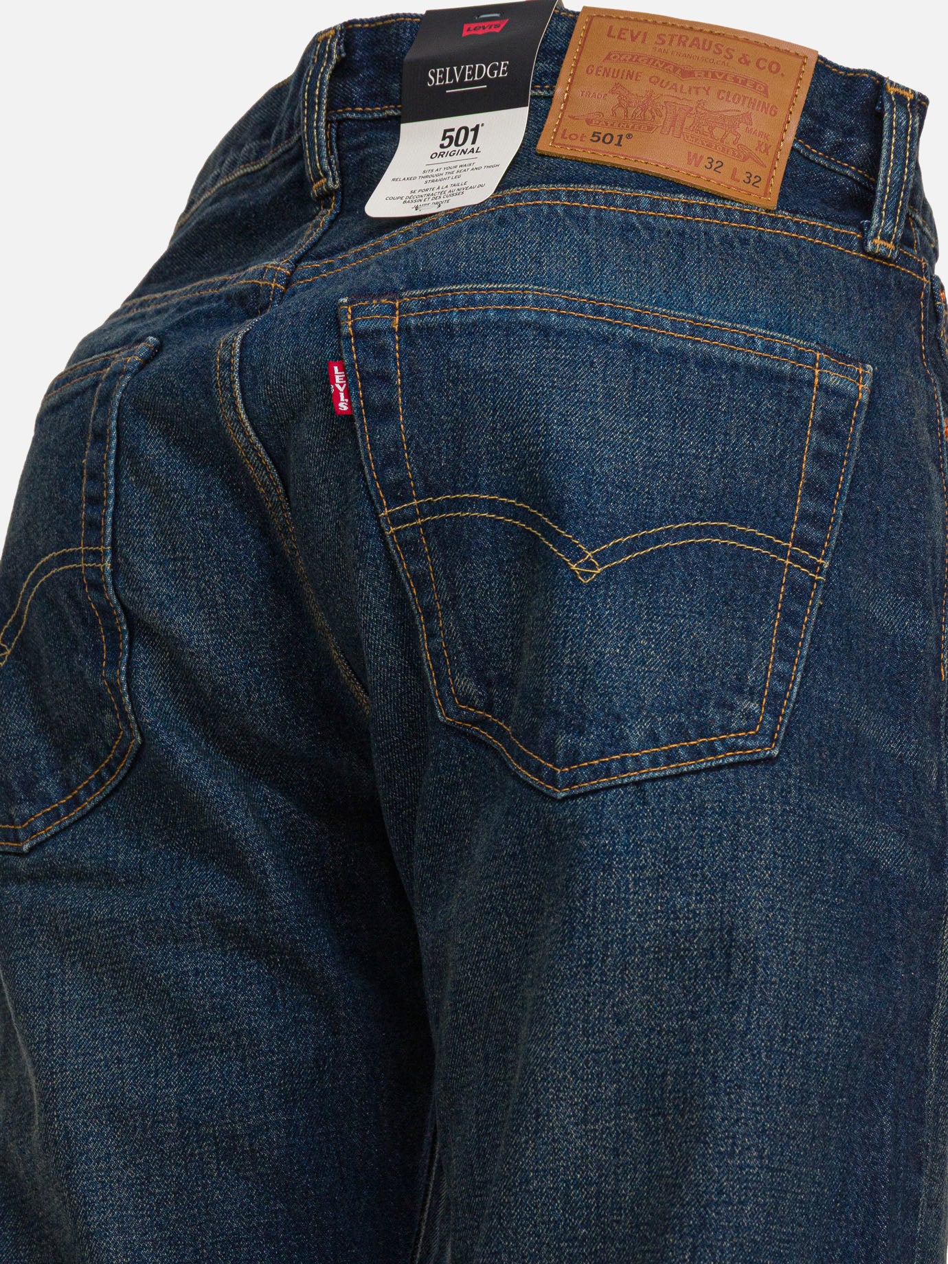 Straight-leg jeans Solid colour  Blue - Levi's Men | PDP | Replica Handbags  | Zoom-Modal_3
