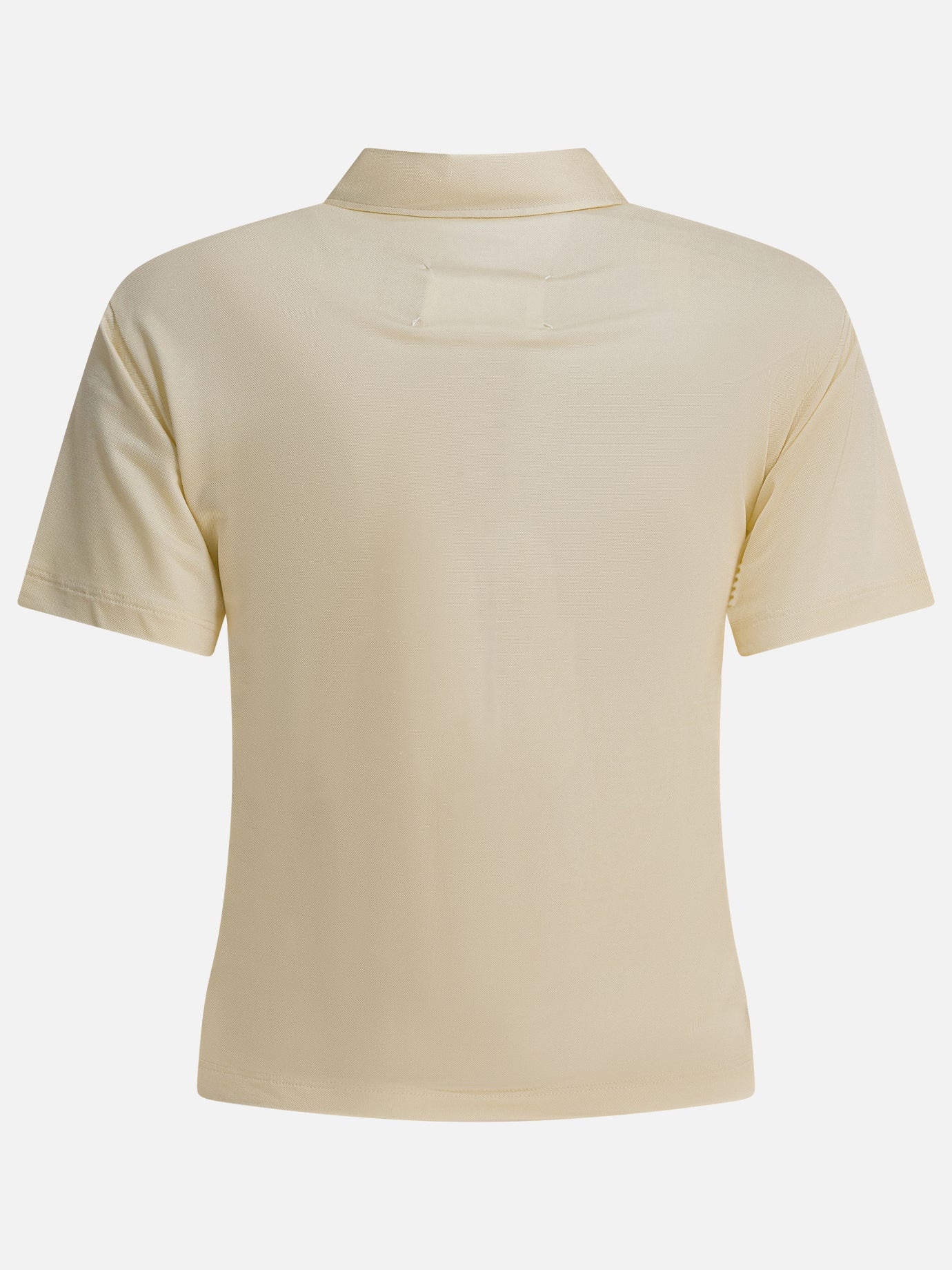 Polo shirts with buttons Solid colour  Beige - Maison Margiela Women | PDP | Replica Handbags  | thumbnail_2