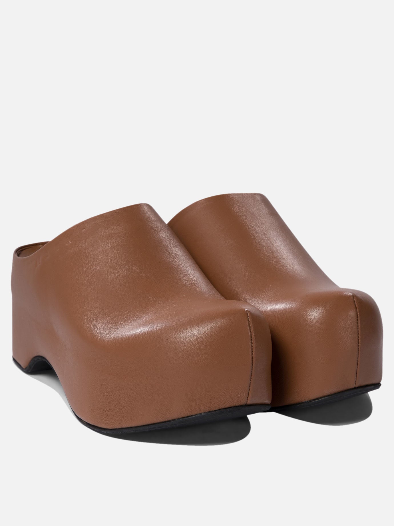 Slippers 100% leather - 100% rubber  Brown - Marni Women | PDP | Replica Handbags  | thumbnail_2