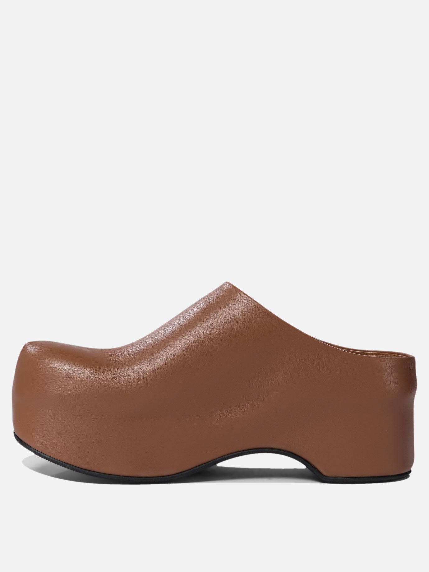 Slippers 100% leather - 100% rubber  Brown - Marni Women | PDP | Replica Handbags  | Zoom-Modal_3
