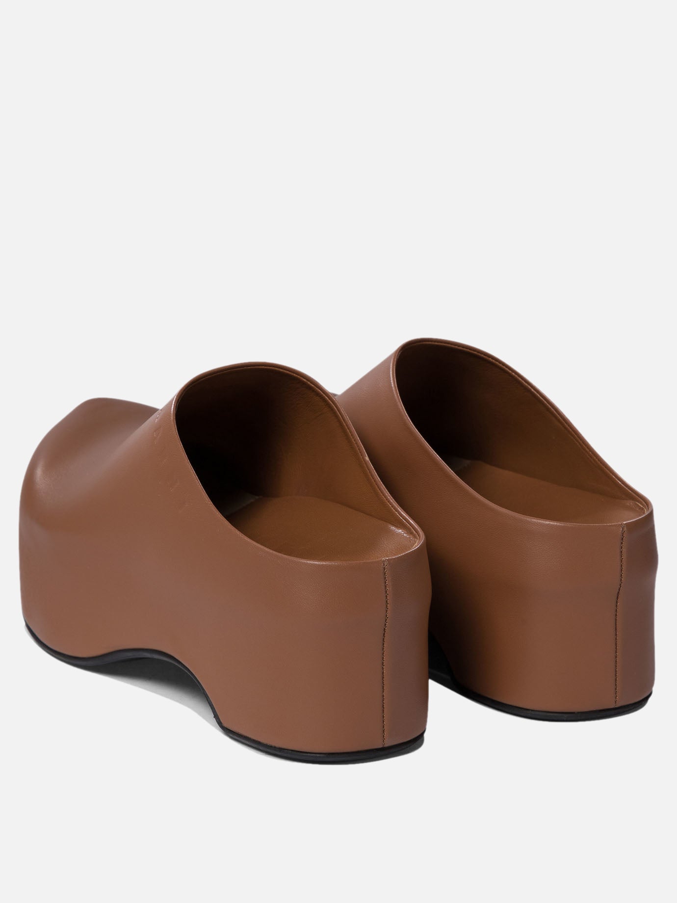 Slippers 100% leather - 100% rubber  Brown - Marni Women | PDP | Replica Handbags  | thumbnail_4