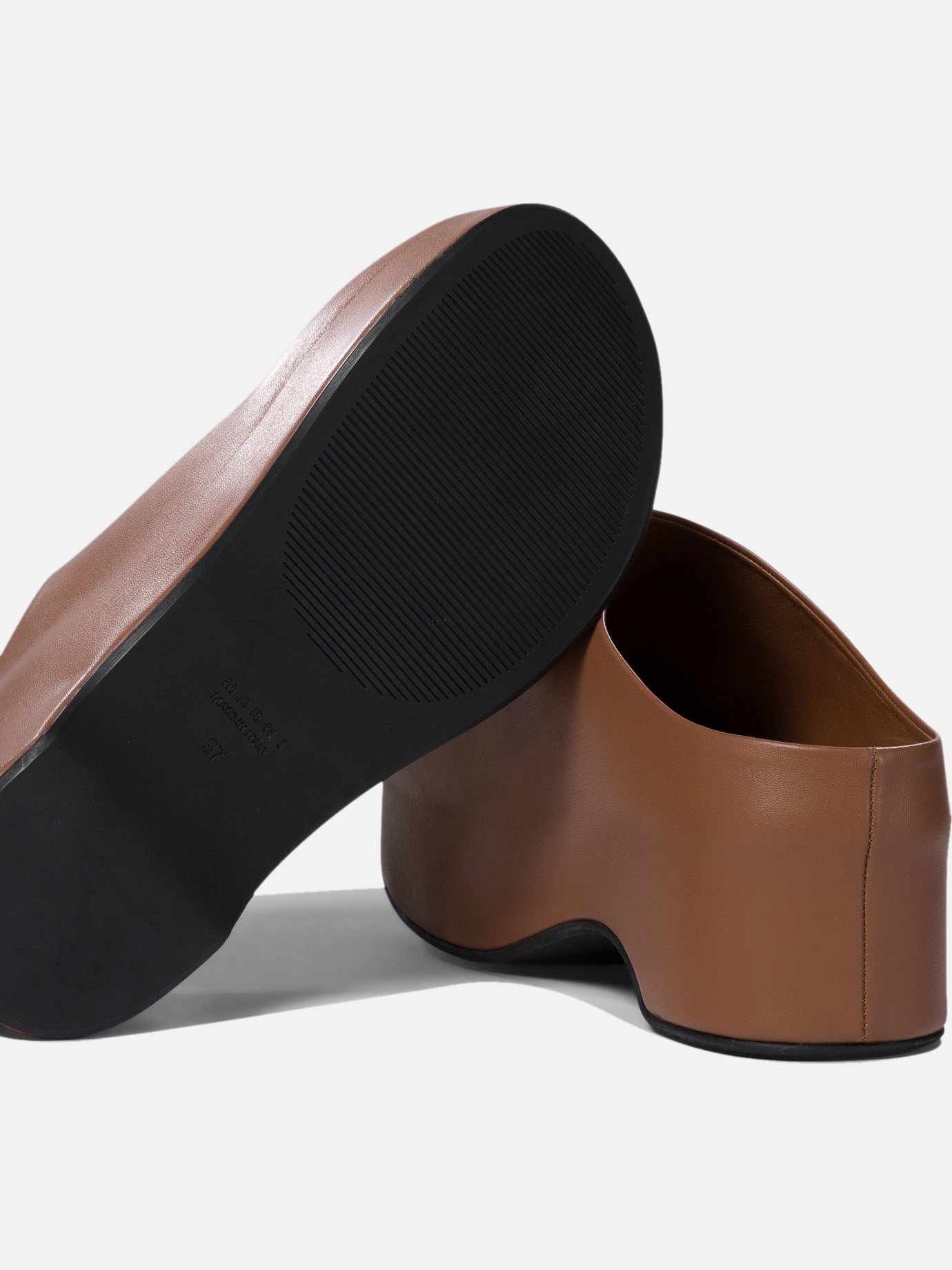 Slippers 100% leather - 100% rubber  Brown - Marni Women | PDP | Replica Handbags  | thumbnail_5